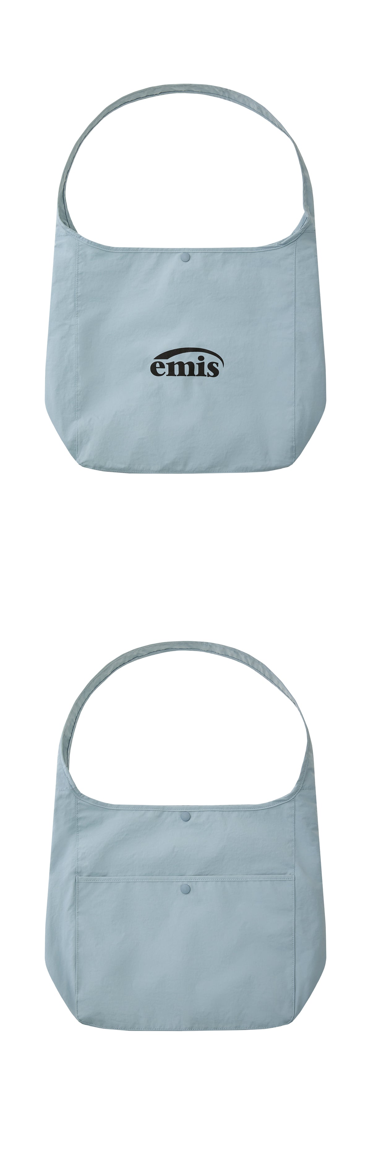 EMIS Nylon Shoulder Bag-Light Blue