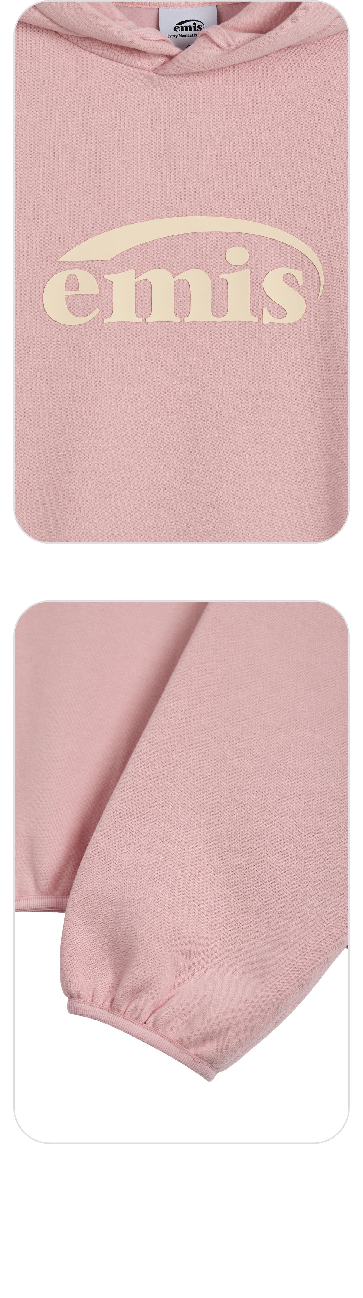 Emis Logo Hoodie-Pink