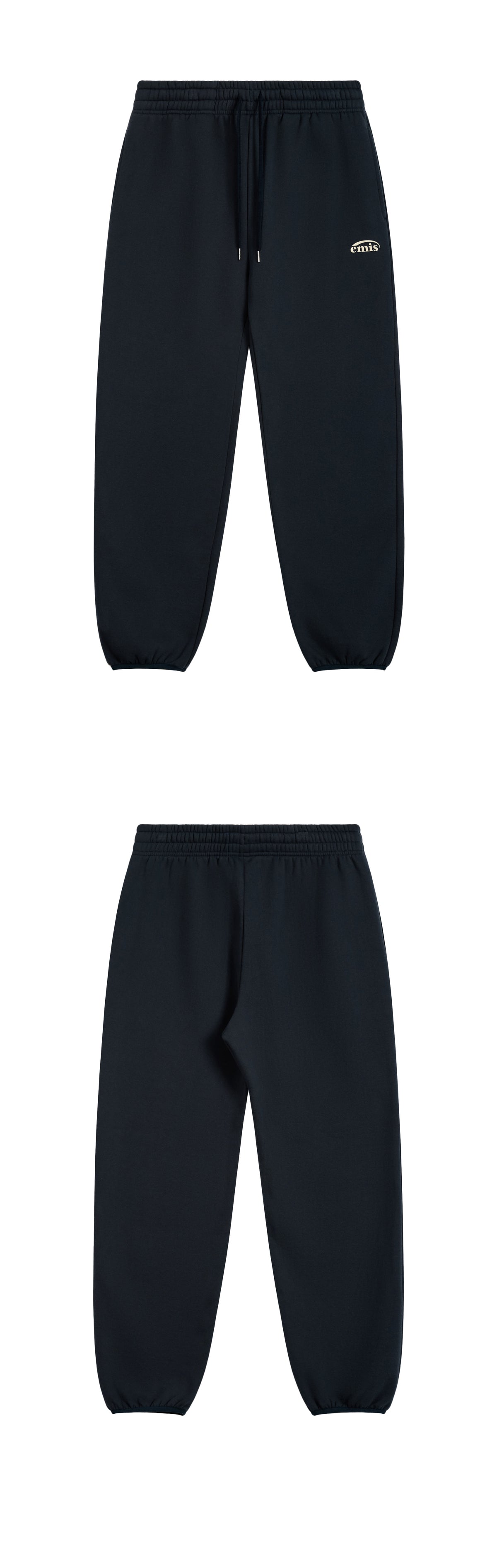 Emis Logo Jogger Sweat Pants-Navy