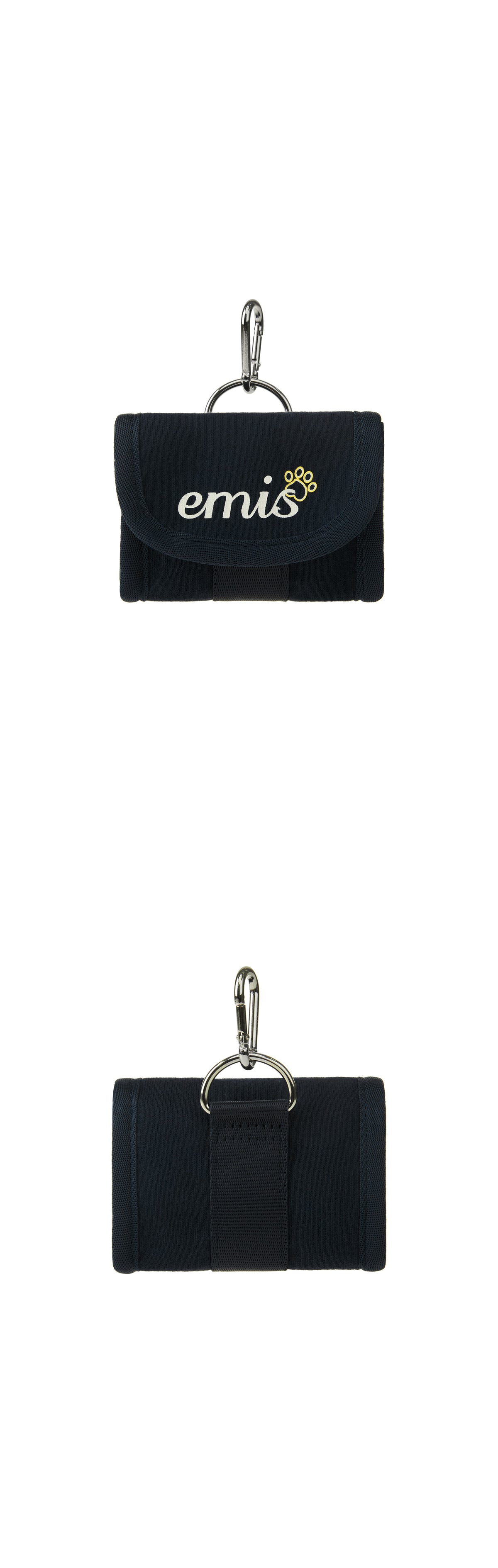 EMIS Jersey Poop Bag Keyring-Navy