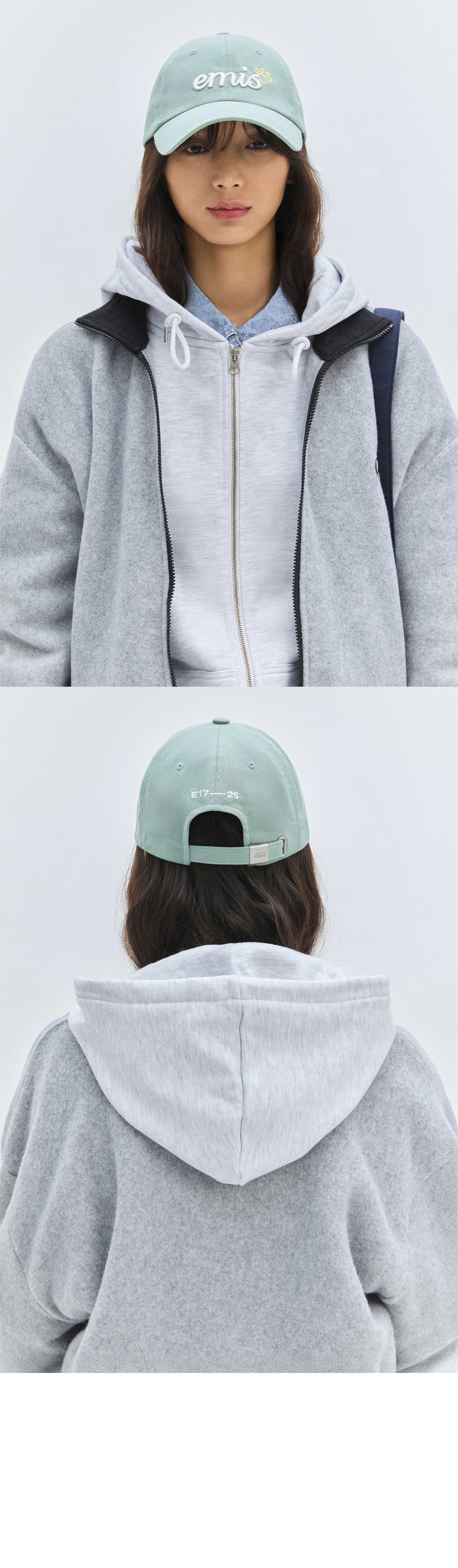EMIS Lettering Logo Ball Cap-Green