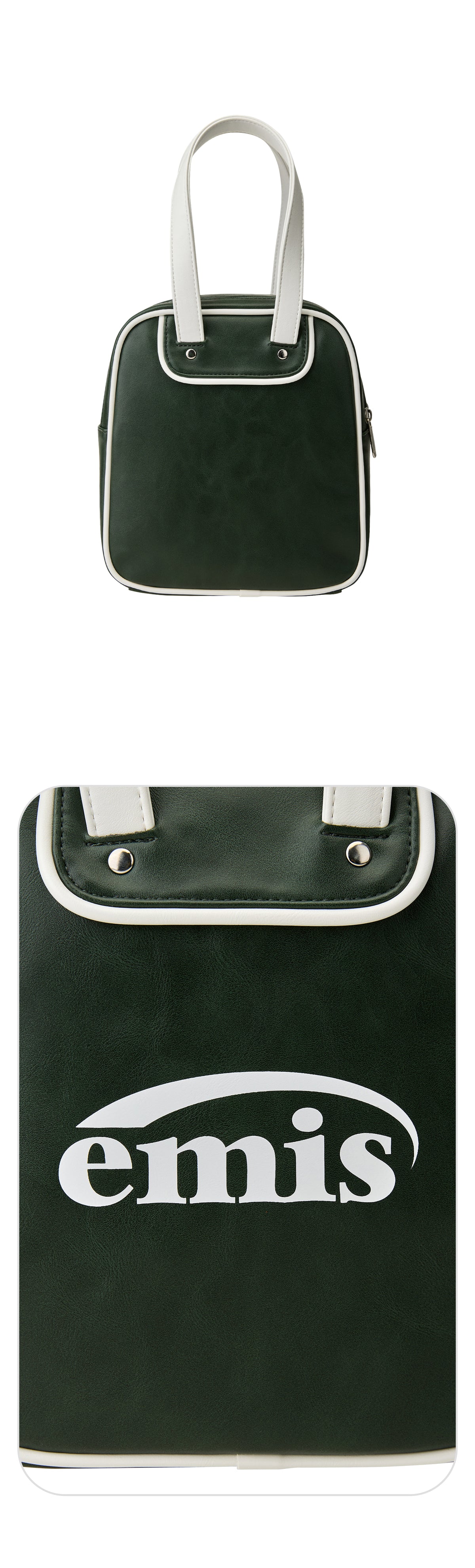 EMIS Vintage Square Bowling Bag-Green