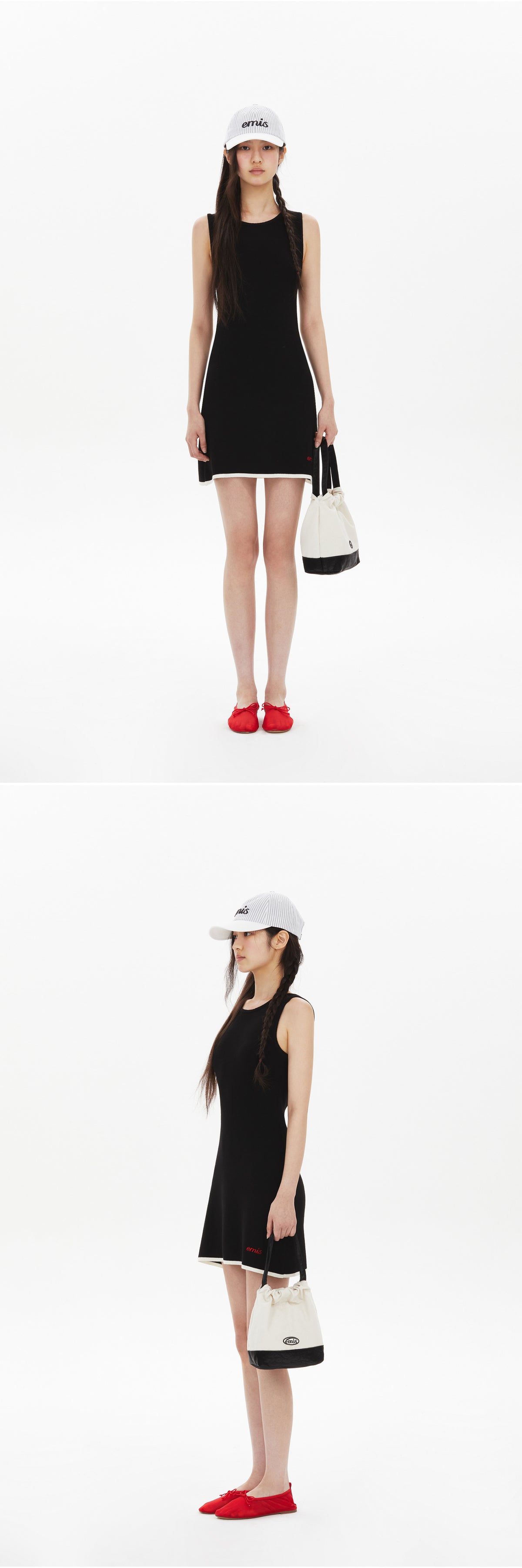 EMIS Stripe Ball Cap-Black