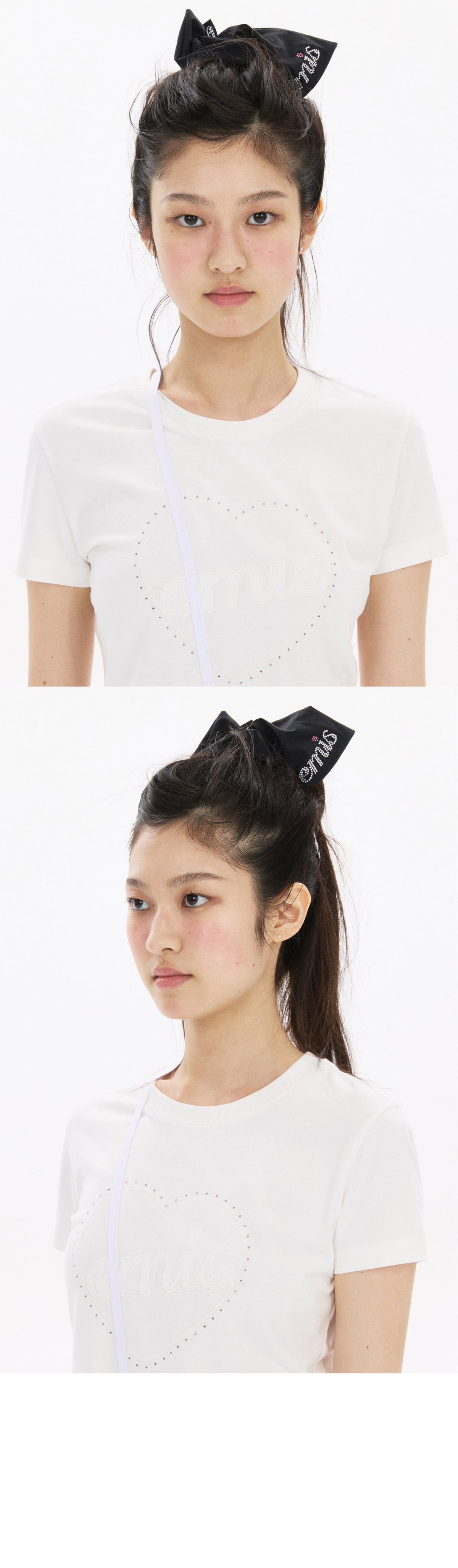 EMIS Rhinestone Scrunchie