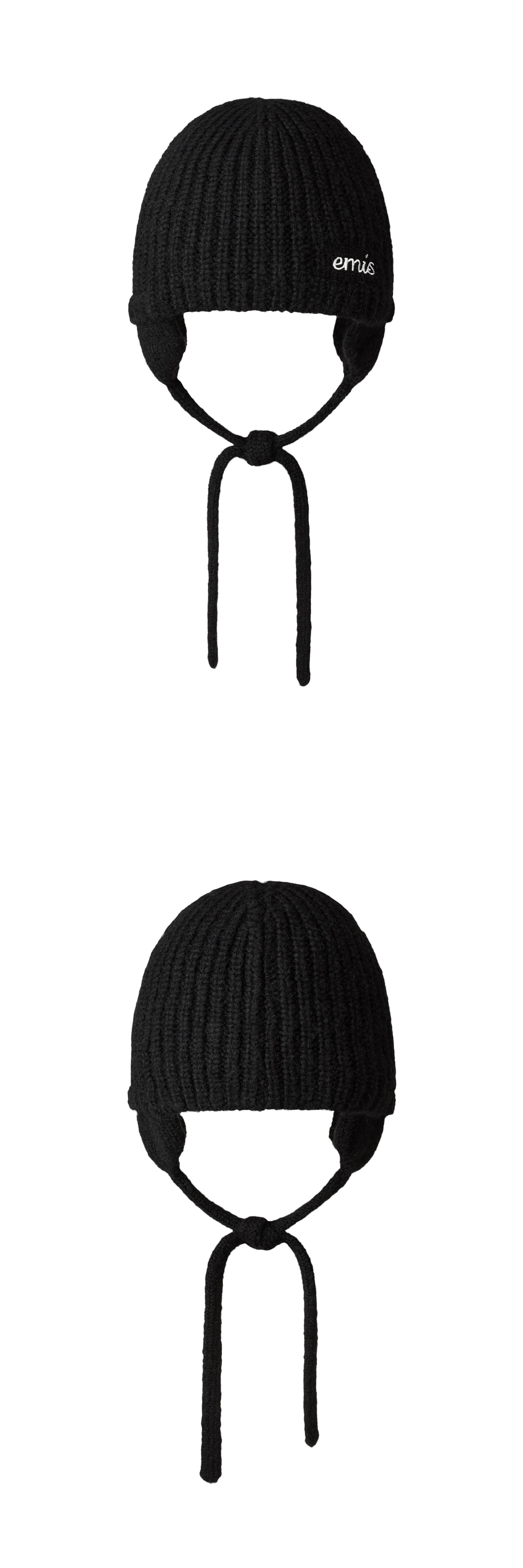 EMIS Earmuff Beanie-Black