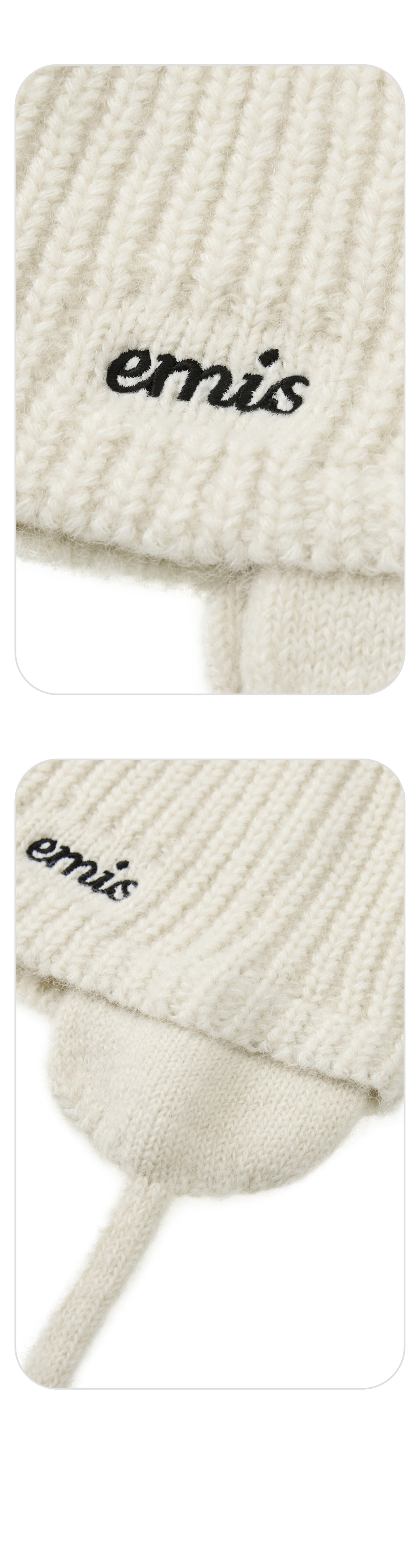 EMIS Earmuff Beanie-Ivory