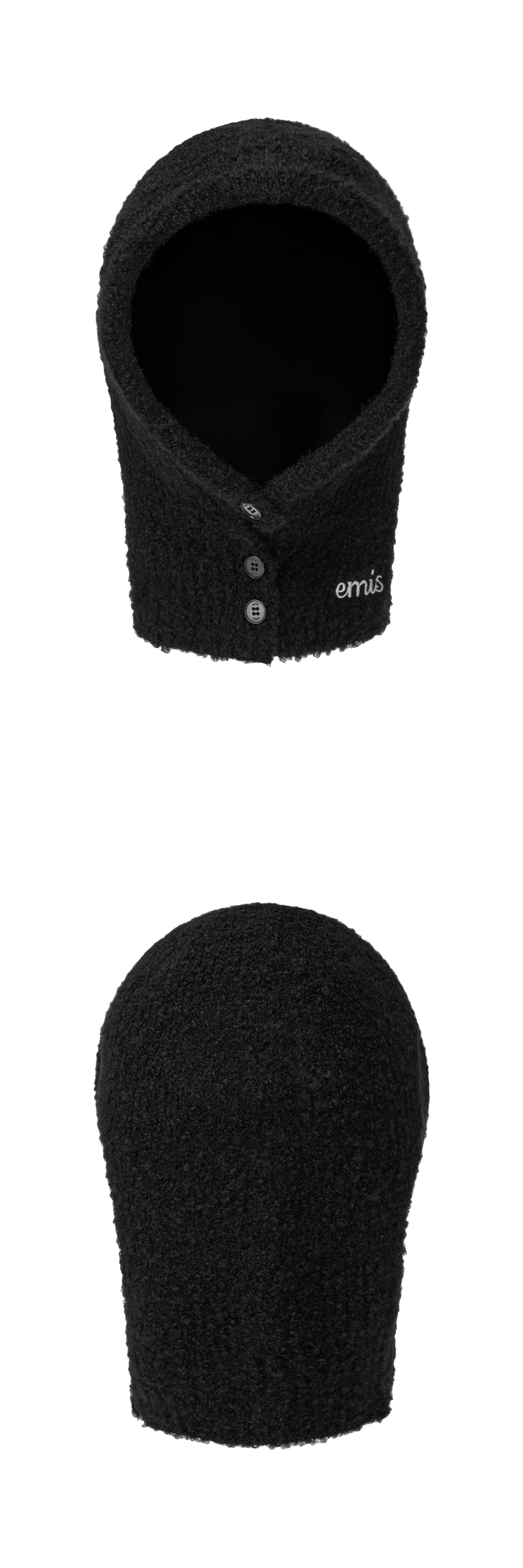 EMIS Button Balaclava-Black