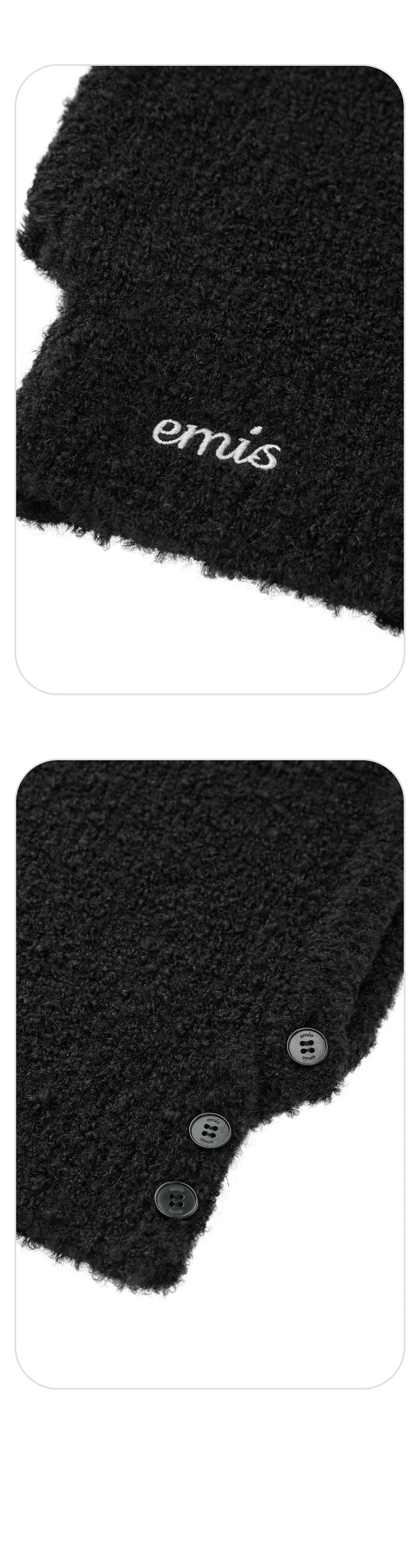 EMIS Button Balaclava-Black
