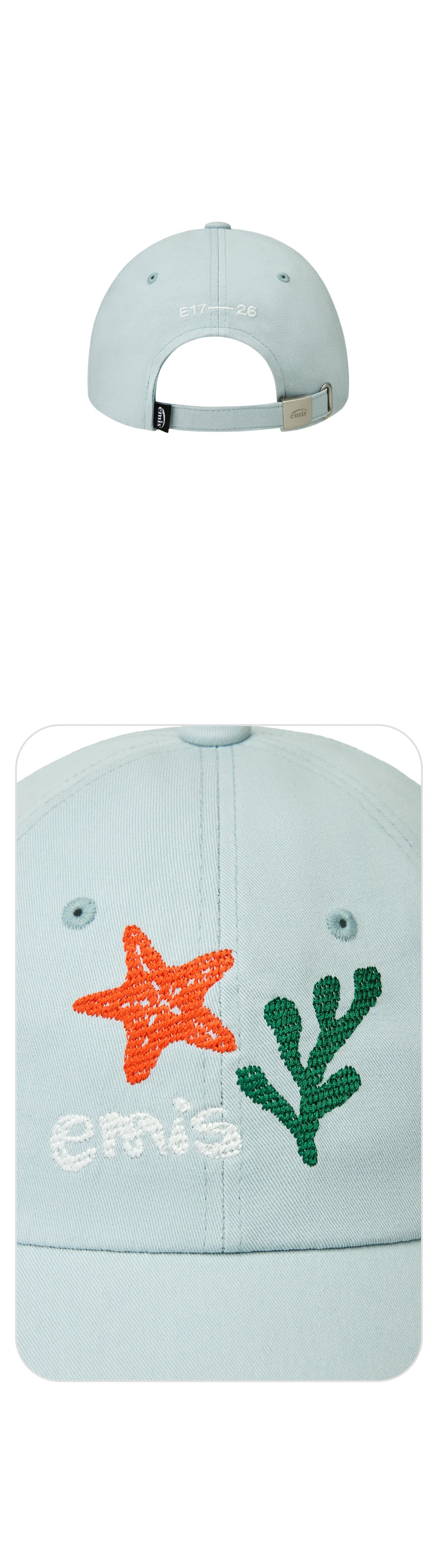 EMIS Coastal Ball Cap-Pastel Blue