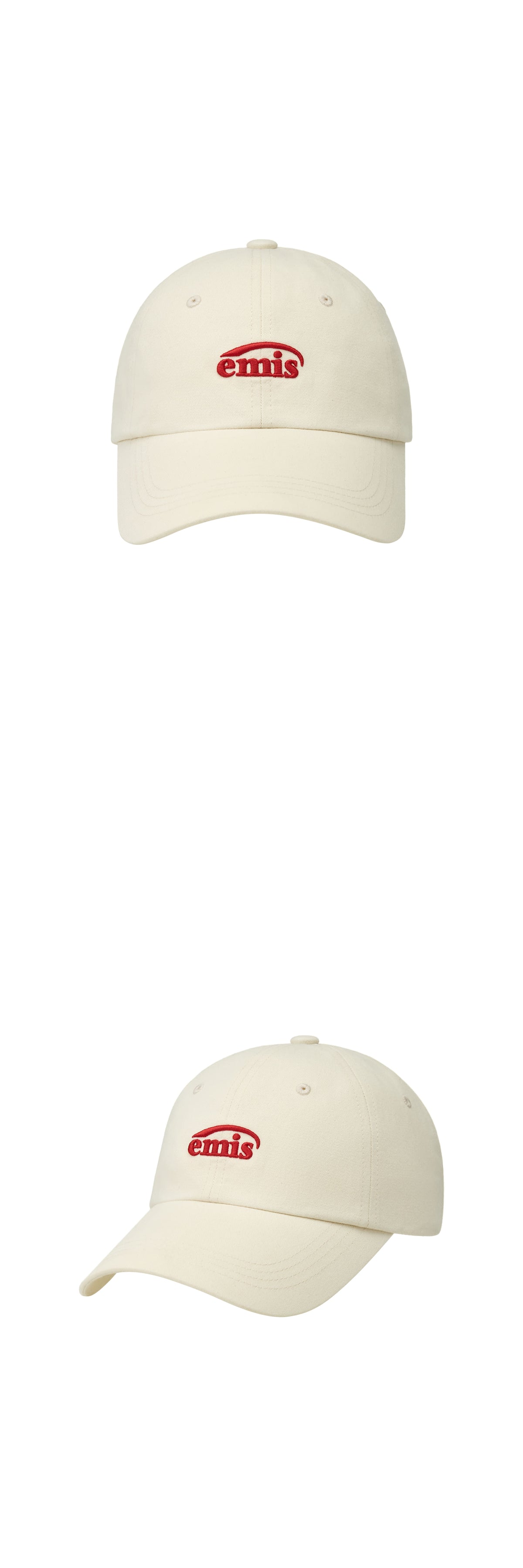 EMIS Small Logo Ball Cap-Cream