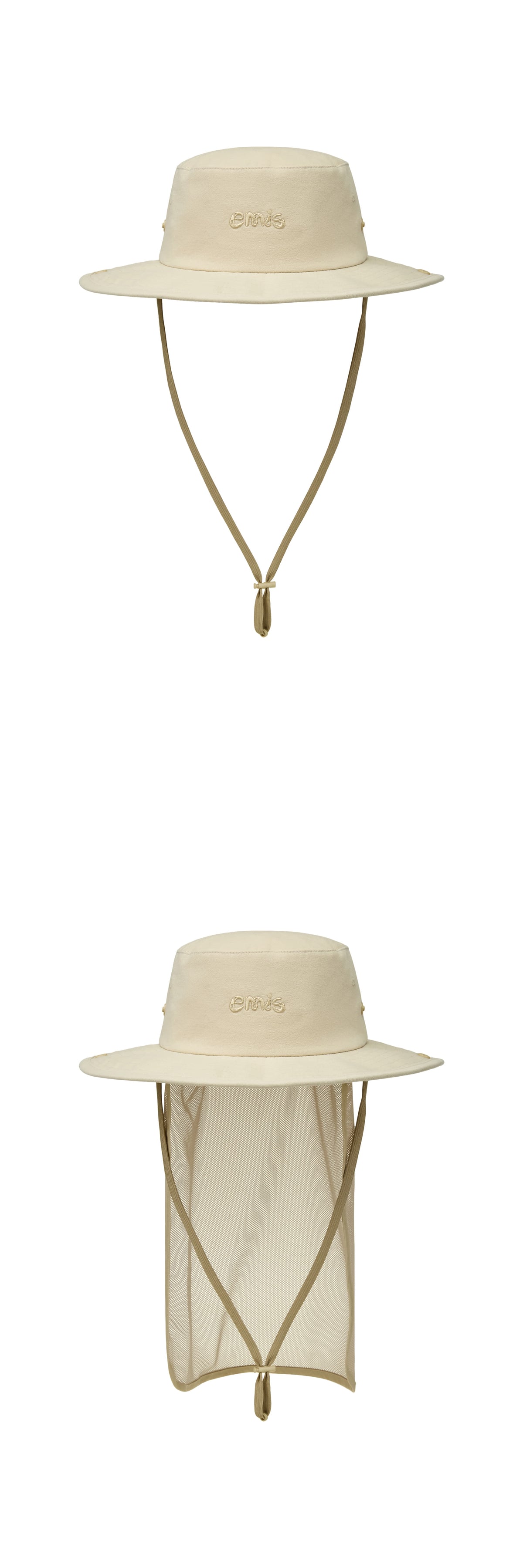 EMIS Coastal Cotton Bucket Hat-Beige