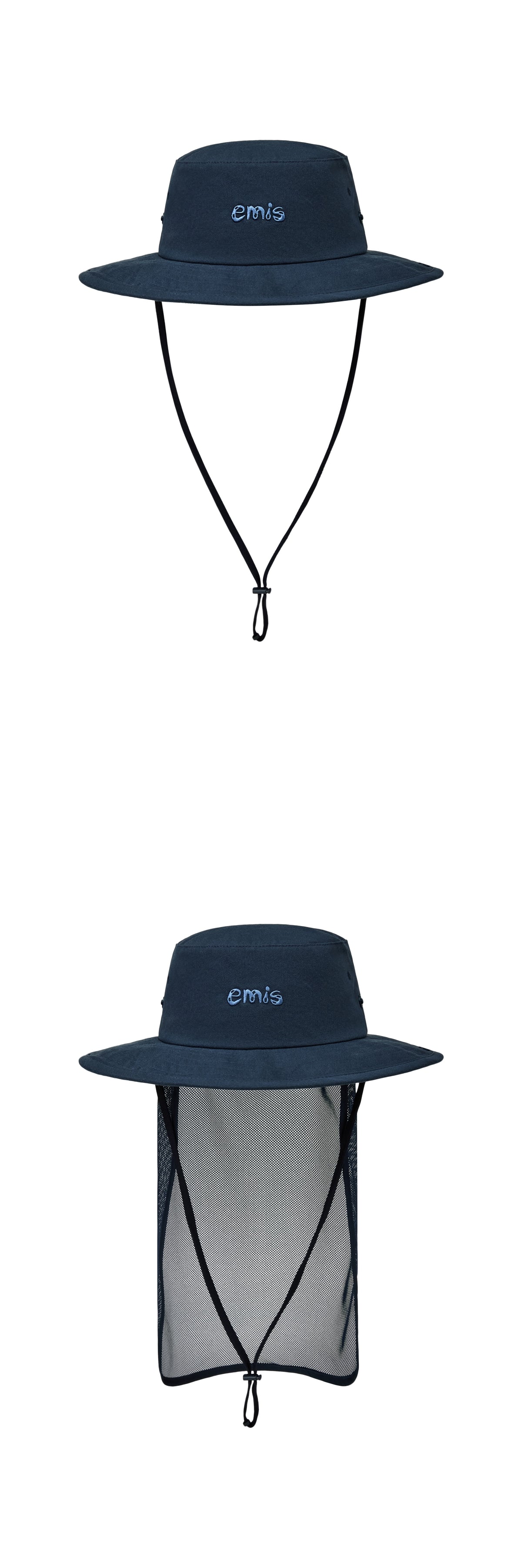EMIS Coastal Cotton Bucket Hat-Navy
