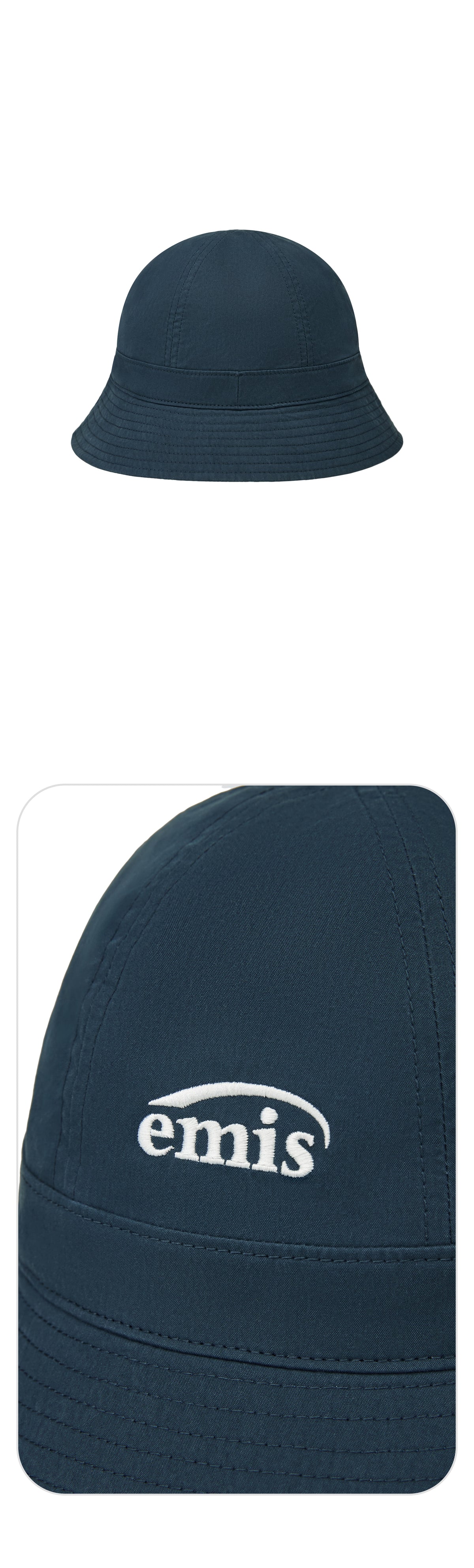 EMIS Coastal Reversible Bucket Hat-Navy