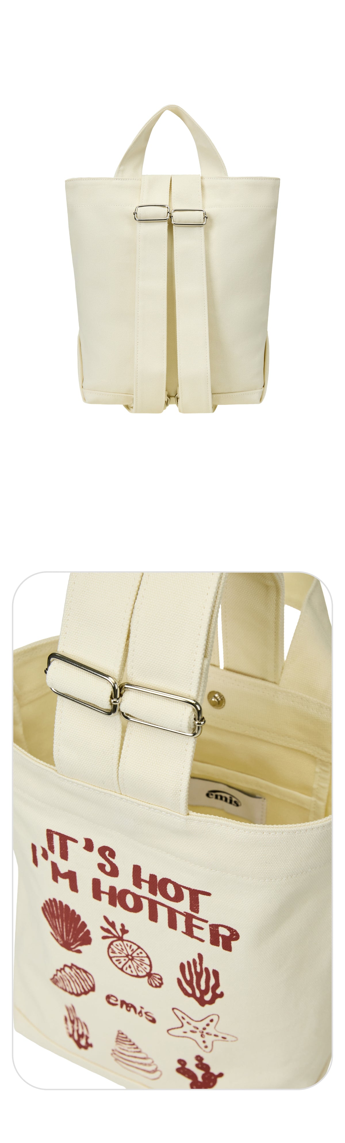 EMIS Coastal Two Way Bag-Ivory