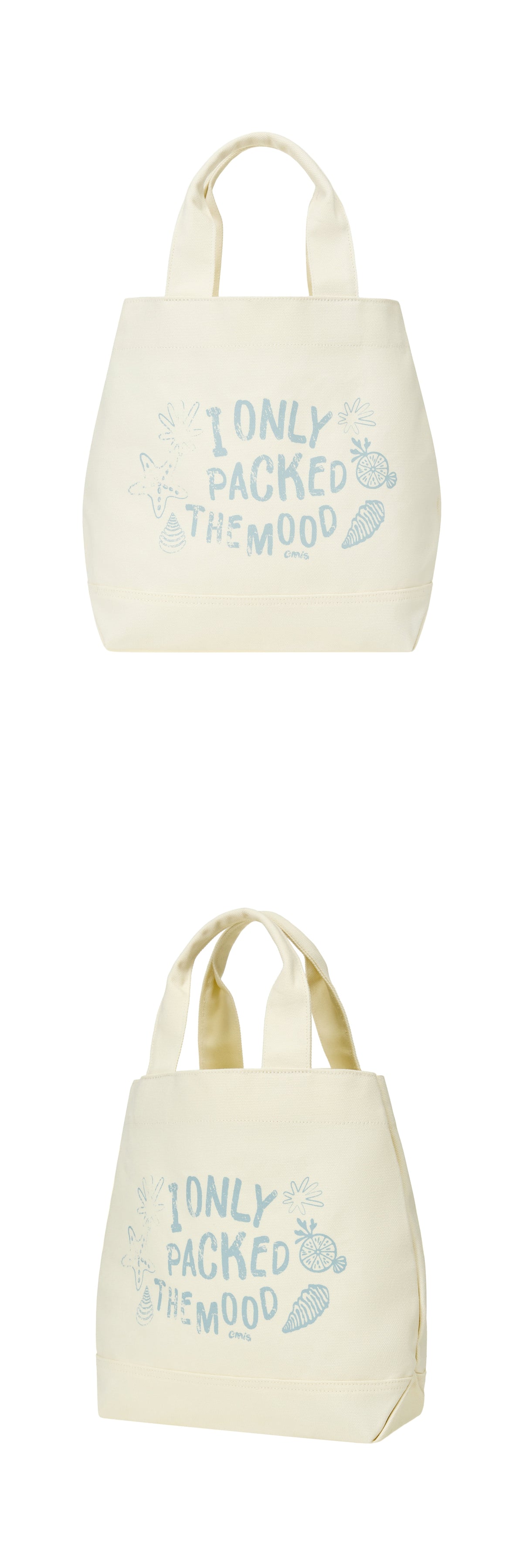 EMIS Quote Coastal Tote Bag-Ivory