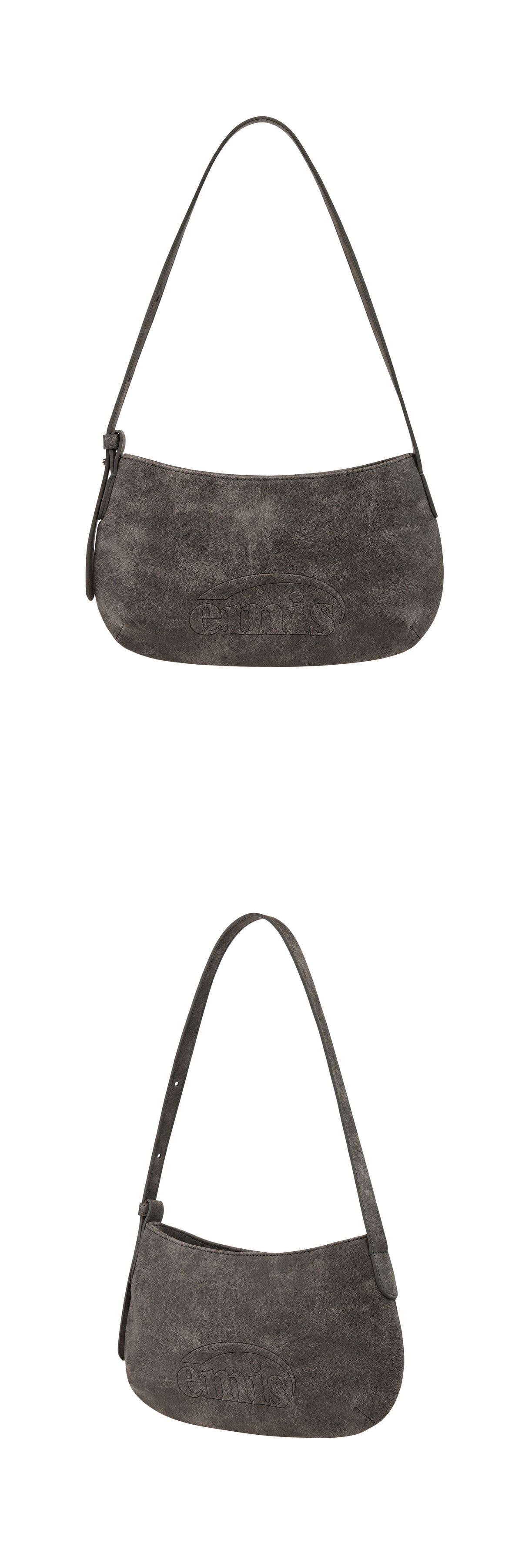 EMIS Logo Embossed Tote Bag-Black