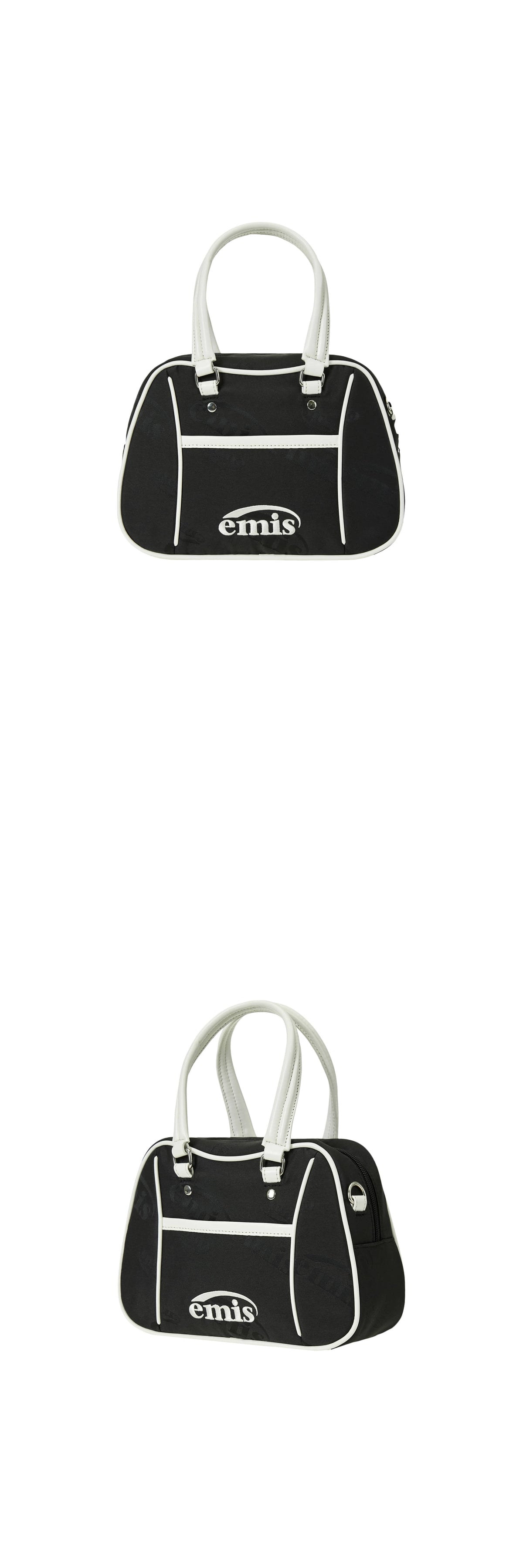 EMIS Logo Jacquard Tote Bag-Black