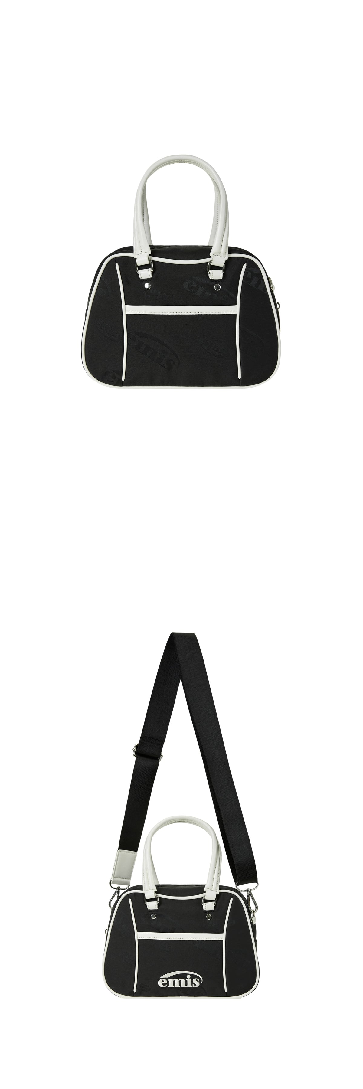 EMIS Logo Jacquard Tote Bag-Black