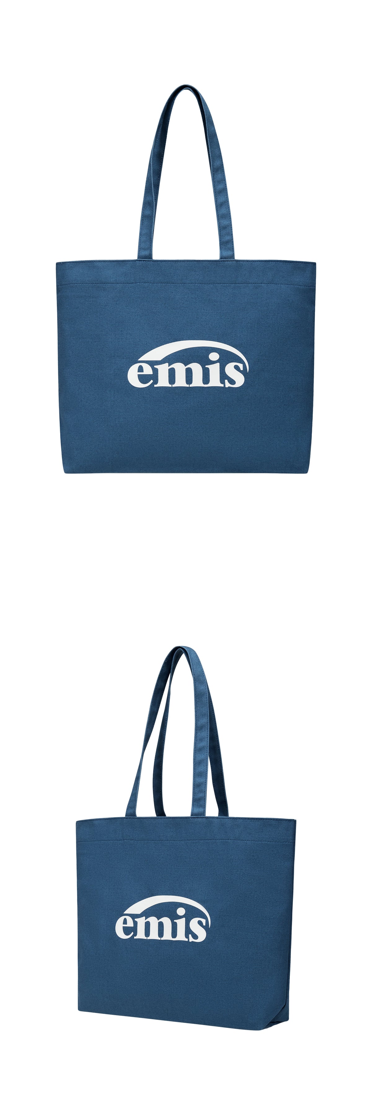 Emis Logo Oxford Shoulder Bag-Blue