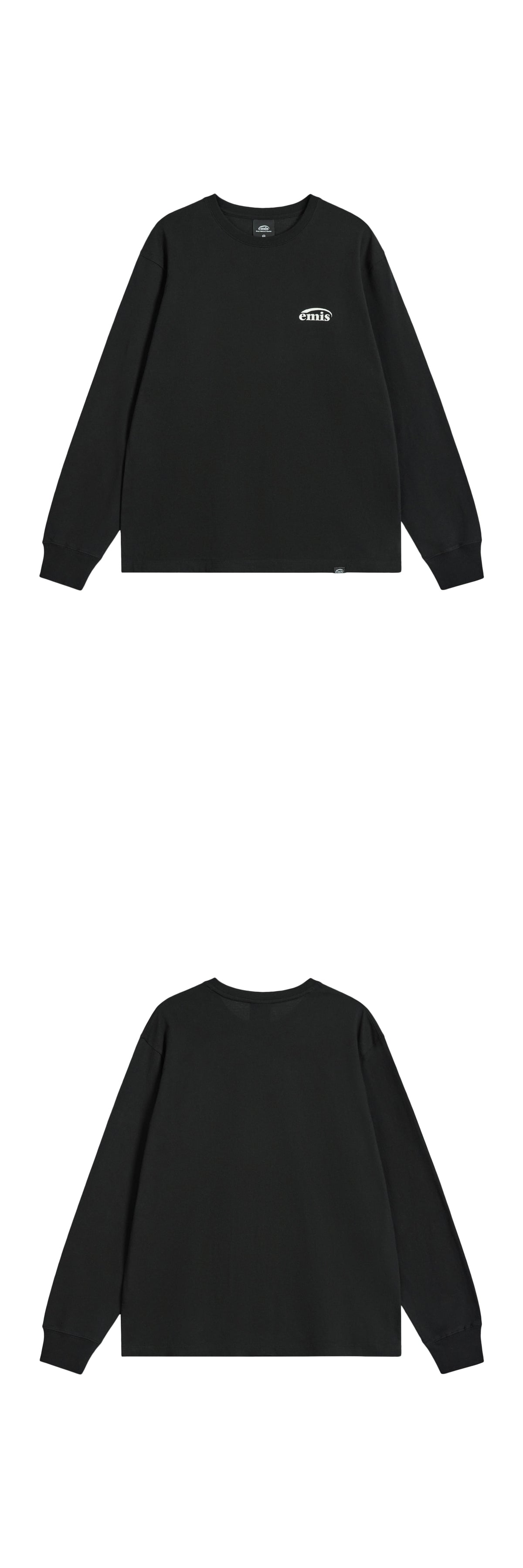 Emis Logo Long Sleeve T-Shirt-Black