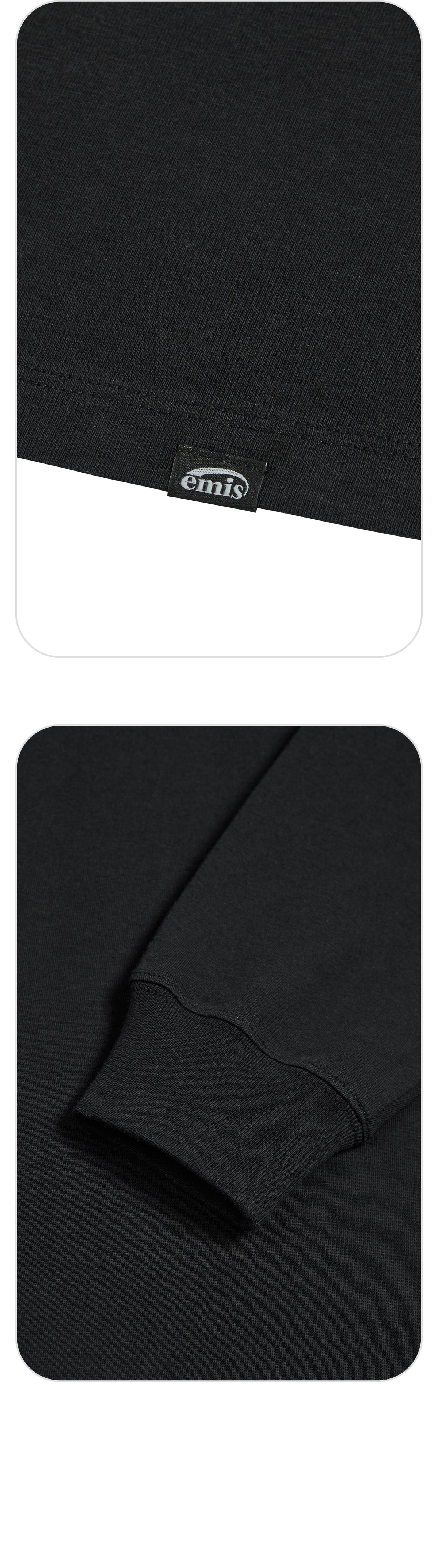 Emis Logo Long Sleeve T-Shirt-Black
