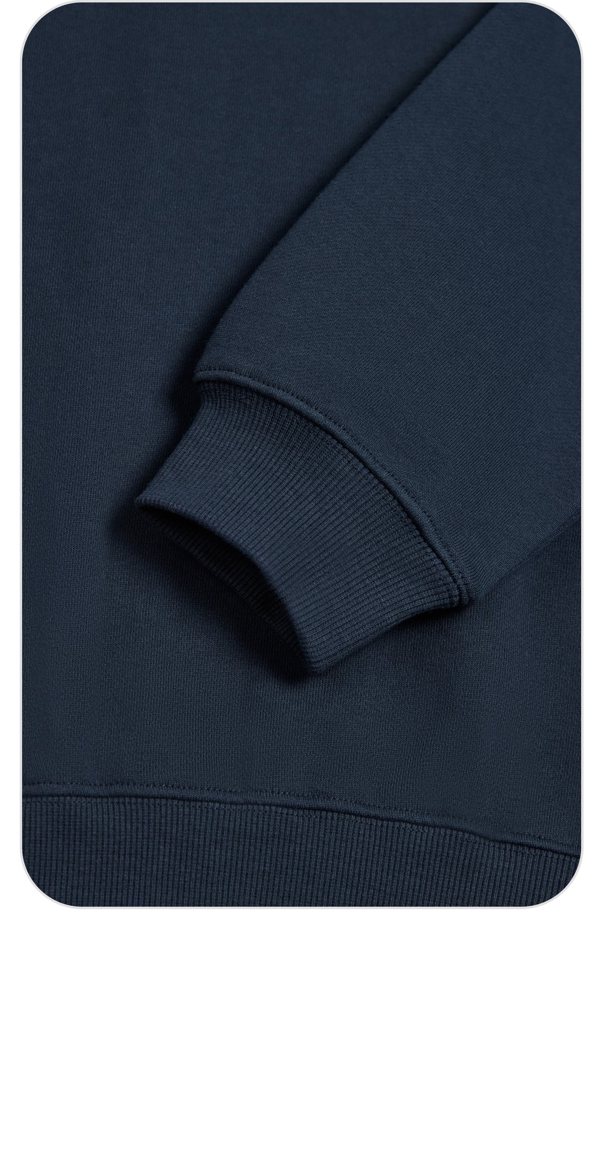 EMIS Heart Rubber Patch Sweatshirt-Navy