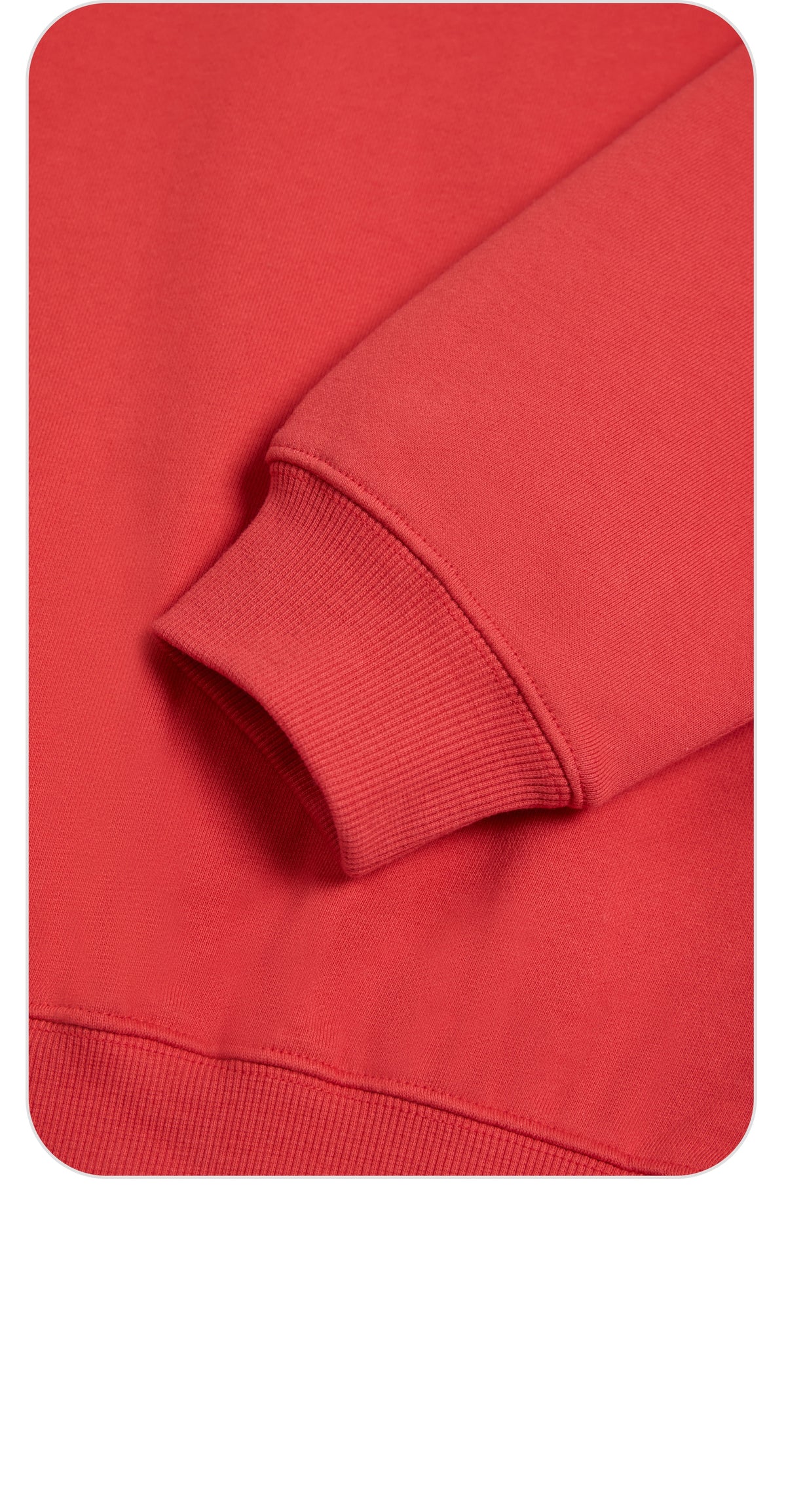 EMIS Heart Rubber Patch Sweatshirt-Red