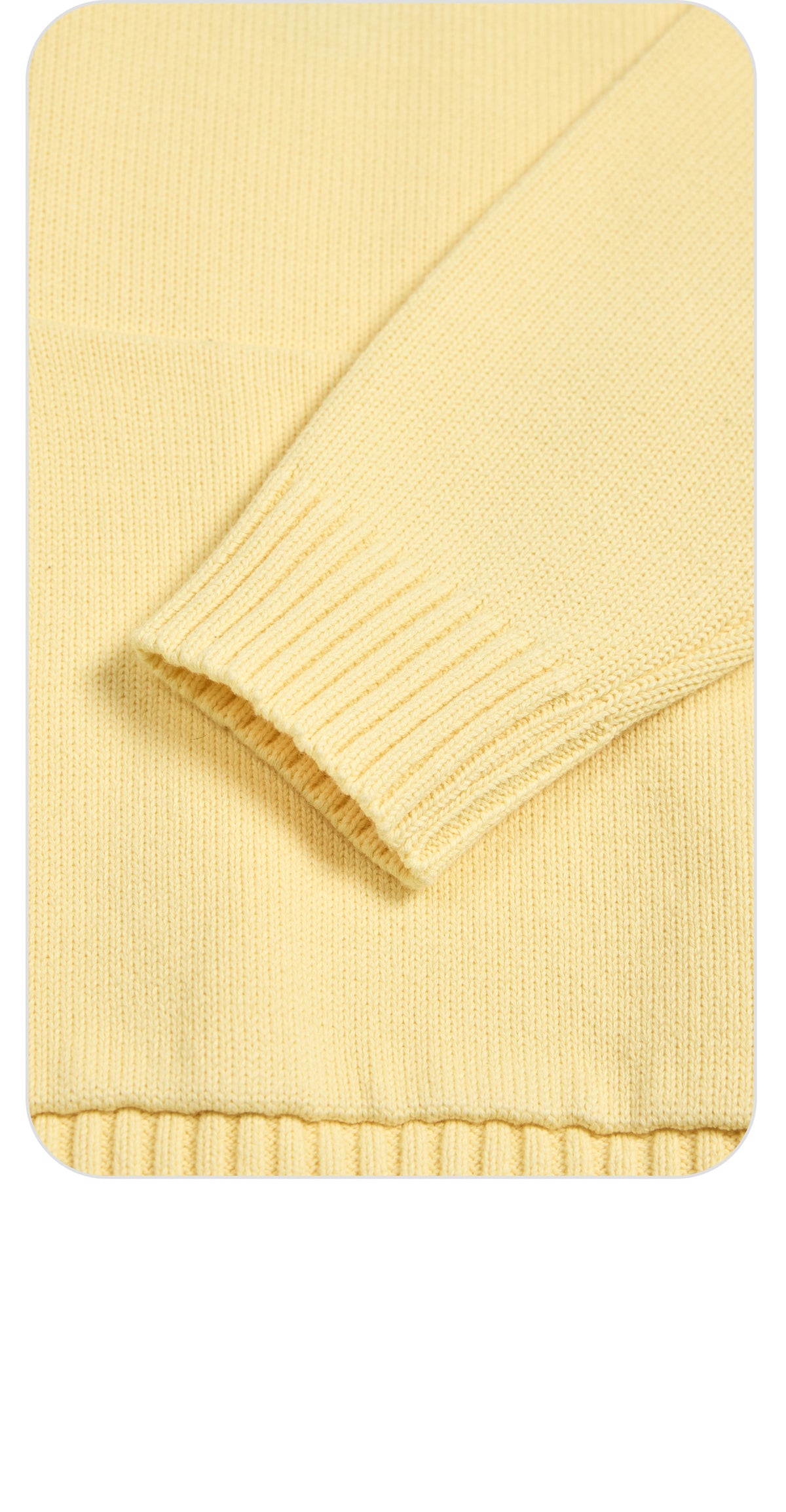 Emis Heart Logo Pocket Pullover-Yellow