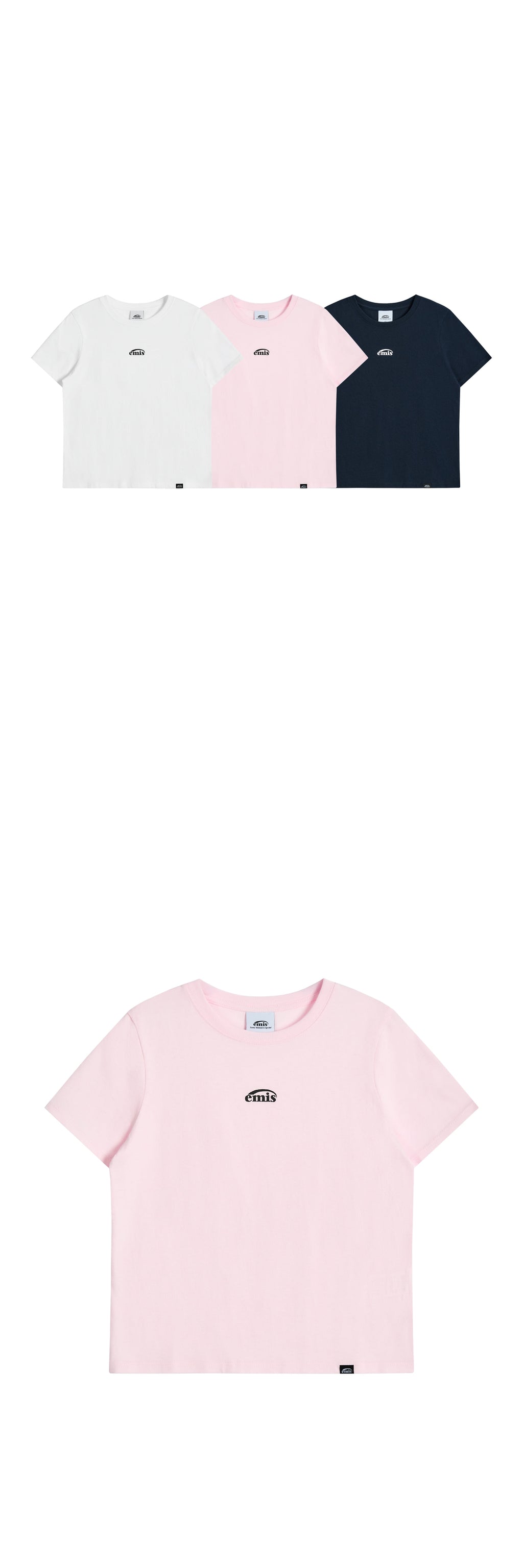 Emis 3Pack T-Shirt Set A (WH/NA/PK)