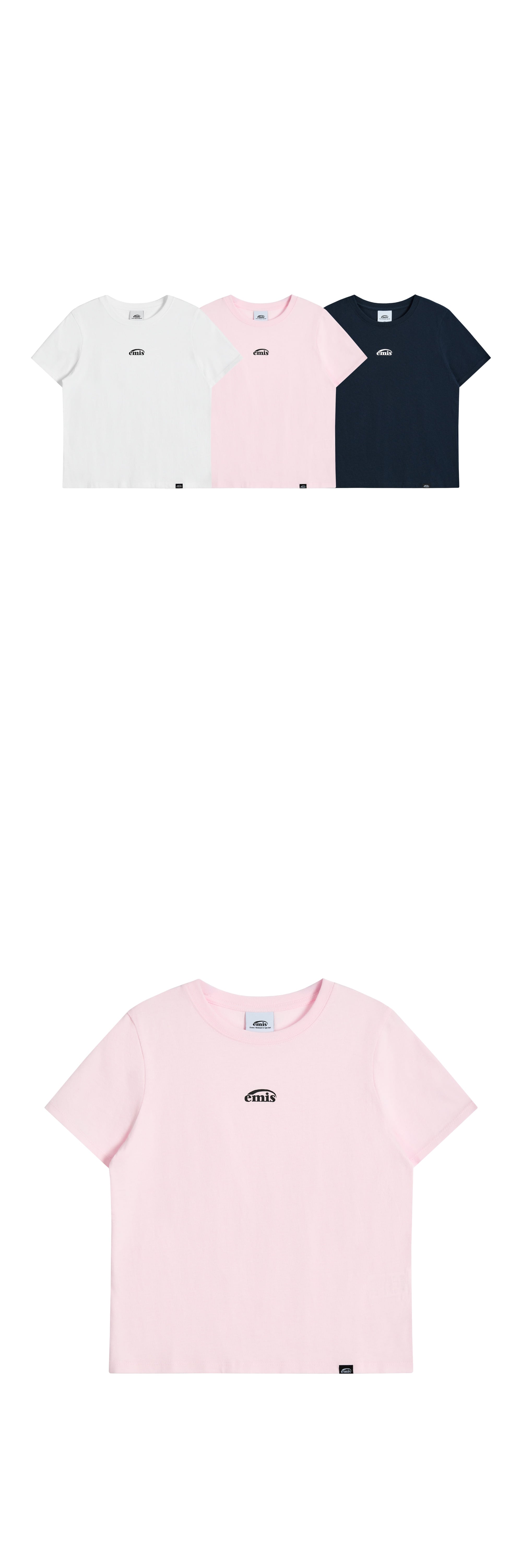 Emis 3Pack T-Shirt Set A (WH/NA/PK)