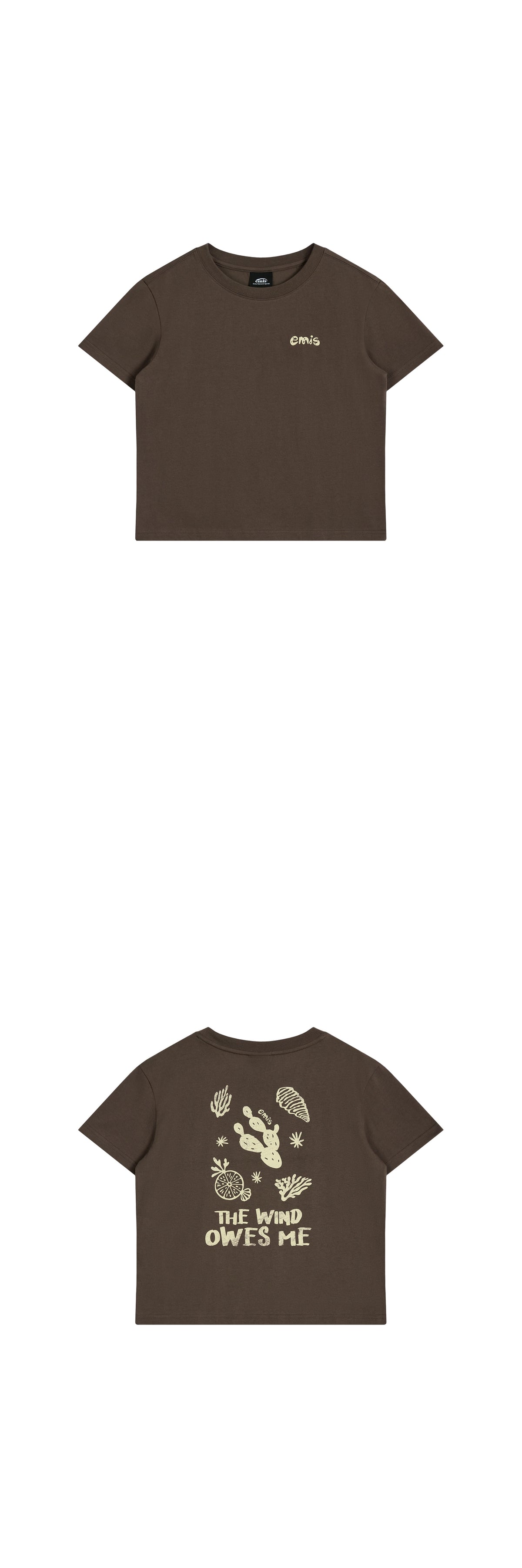 Emis Coastal Baby T-Shirt-Brown