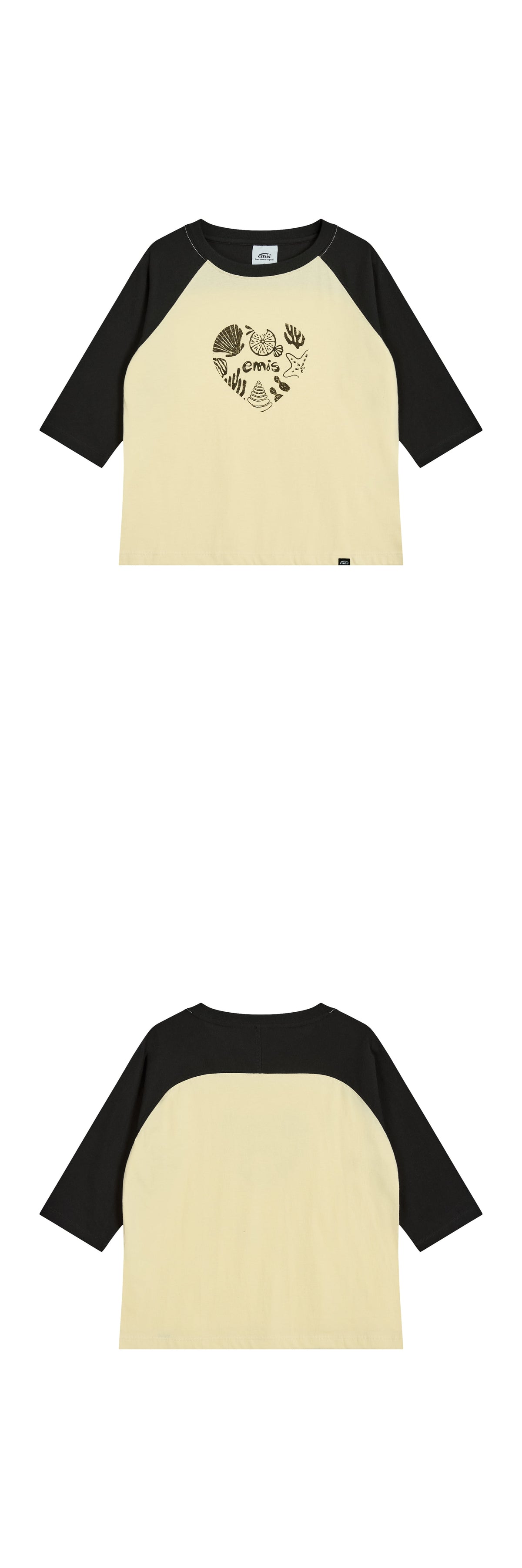 EMIS Coastal Raglan T-Shirt-Yellow