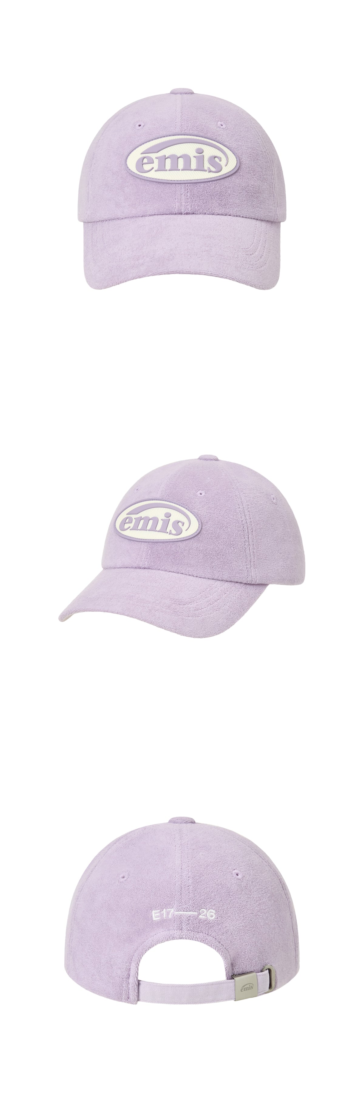 Emis Terry Ball Cap-Light Purple