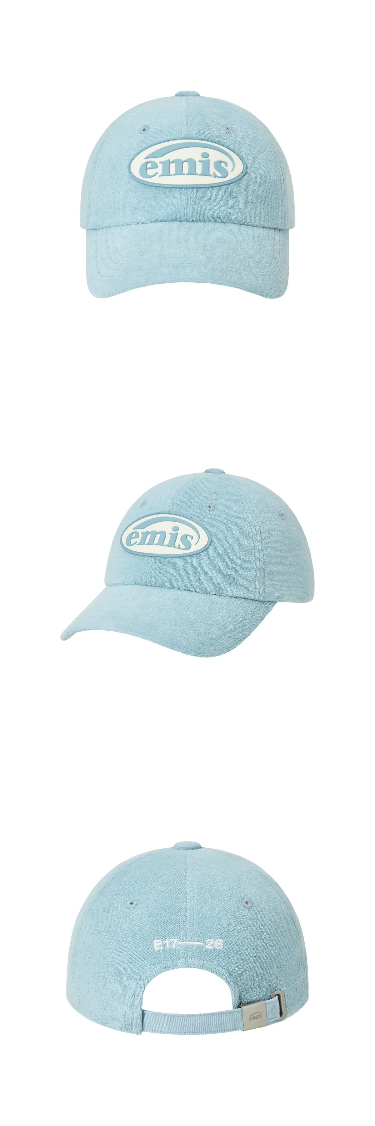 Emis Terry Ball Cap-Pastel Blue