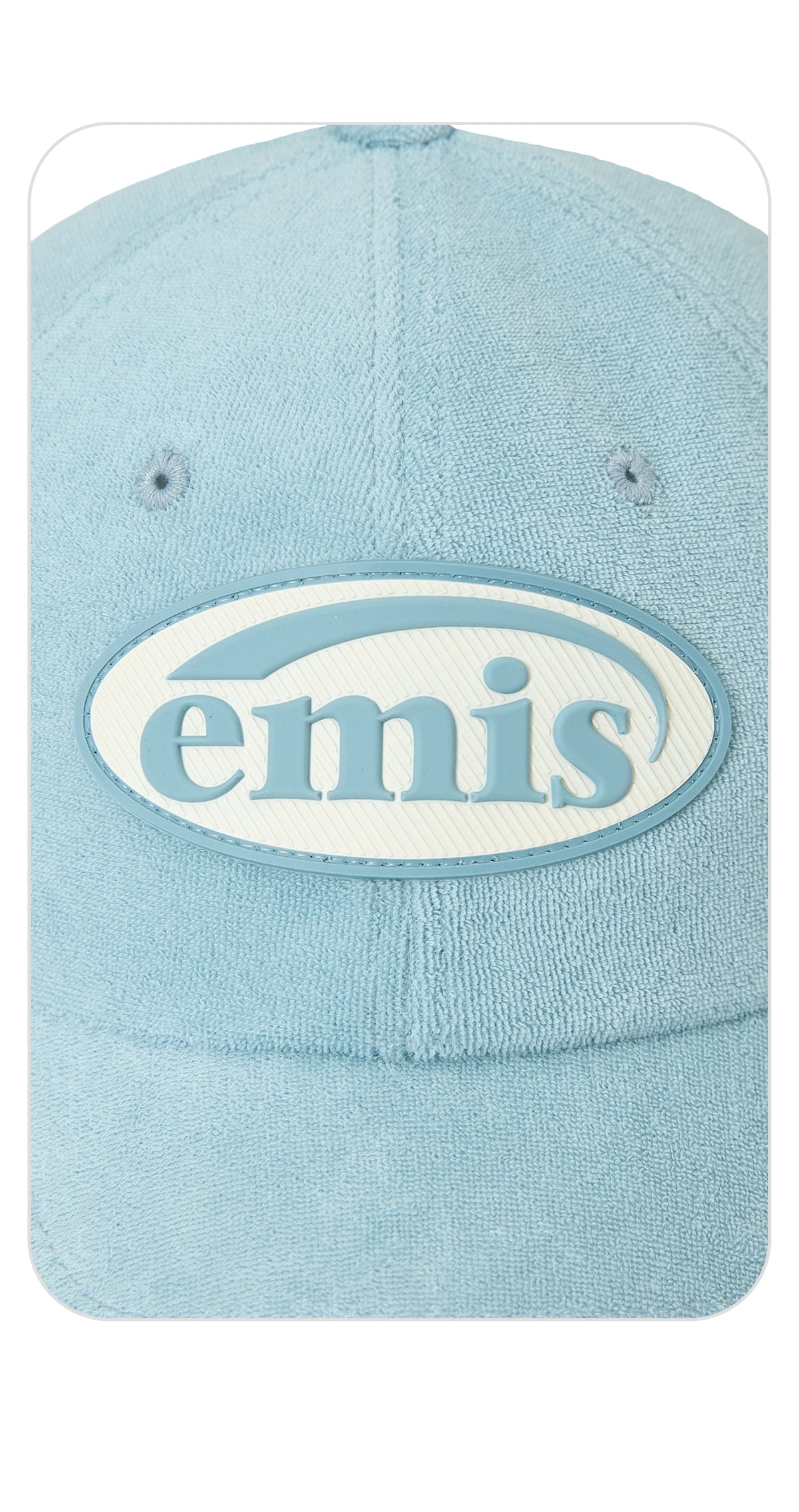 Emis Terry Ball Cap-Pastel Blue