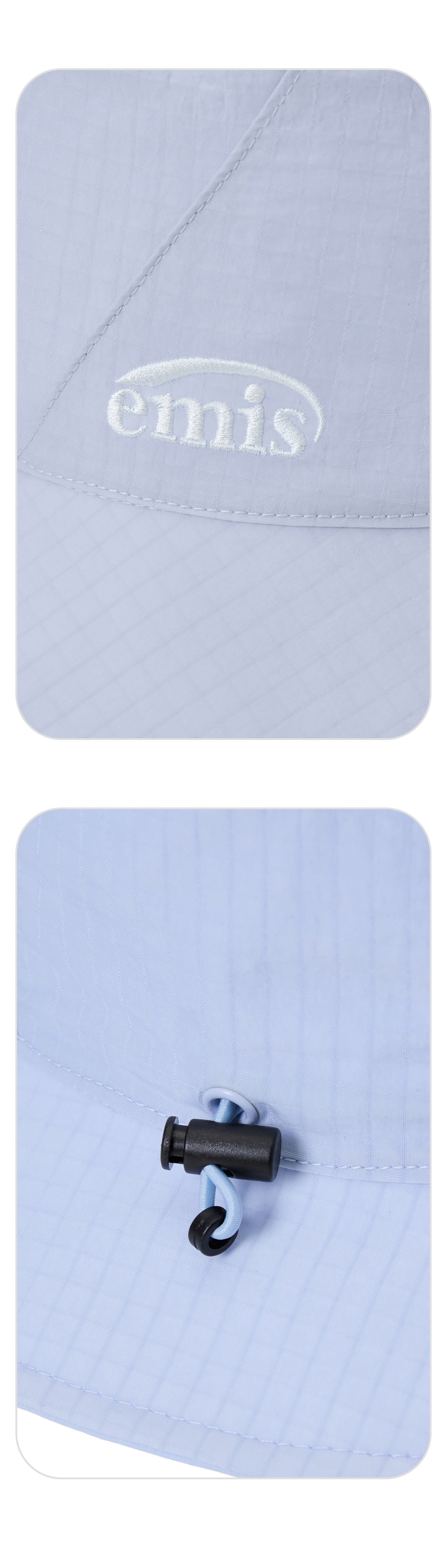 Emis Packable Bucket Hat-Pastel Blue