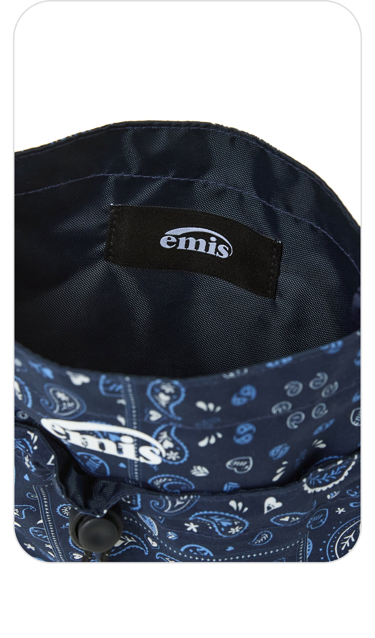 Emis Paisley Mini Crossbody Bag-Navy