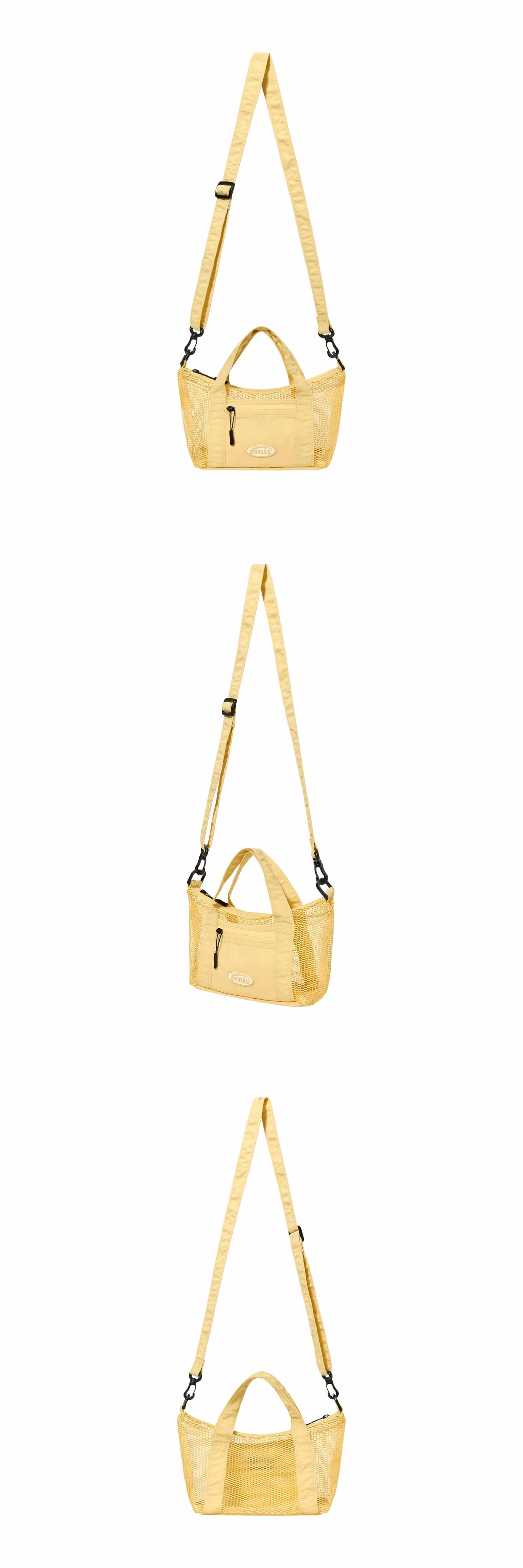 EMIS Mesh Crossbody Bag-Yellow