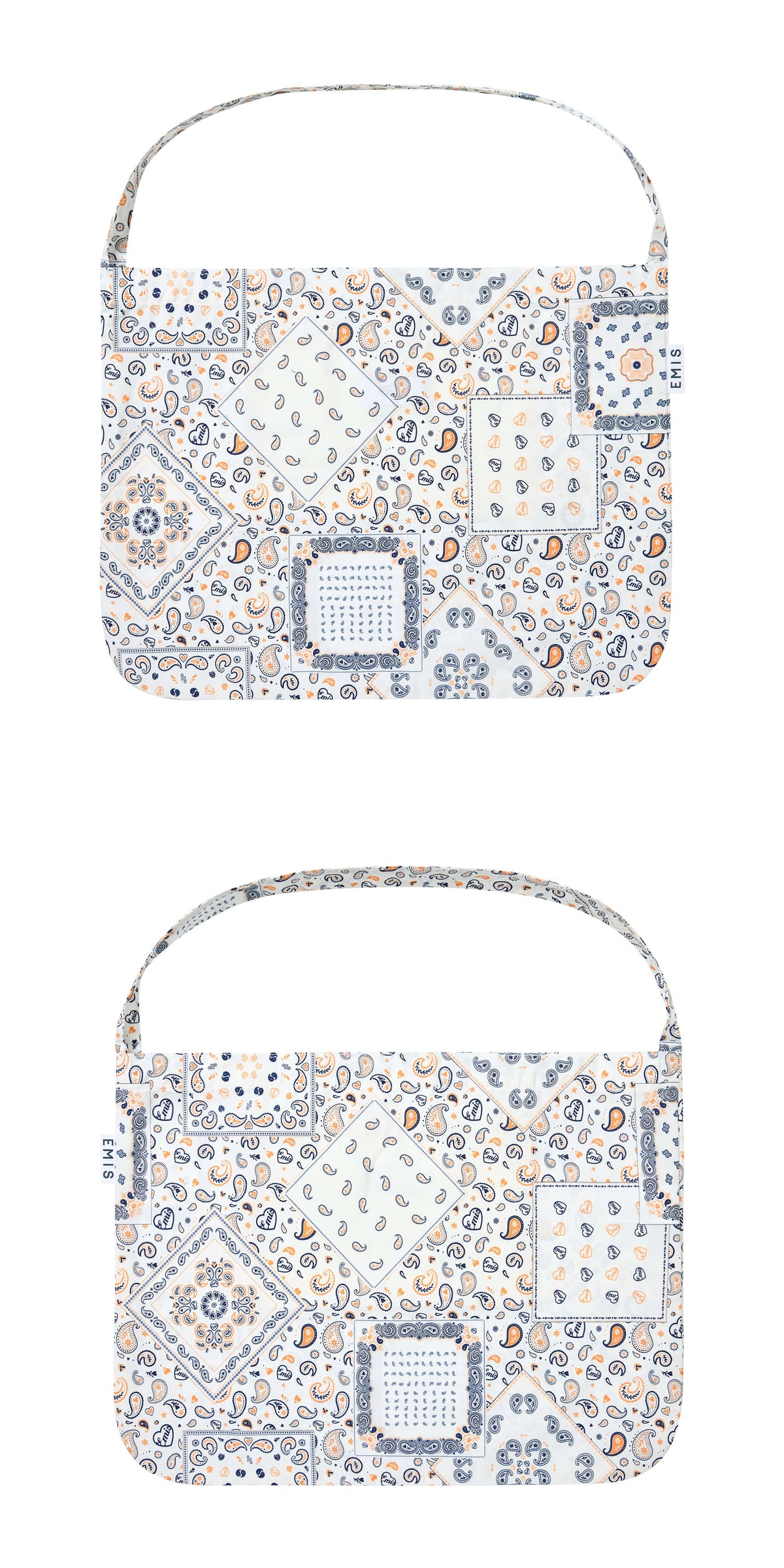 Emis Mini Rubber Ball Cap & Logo Paisley Eco Bag