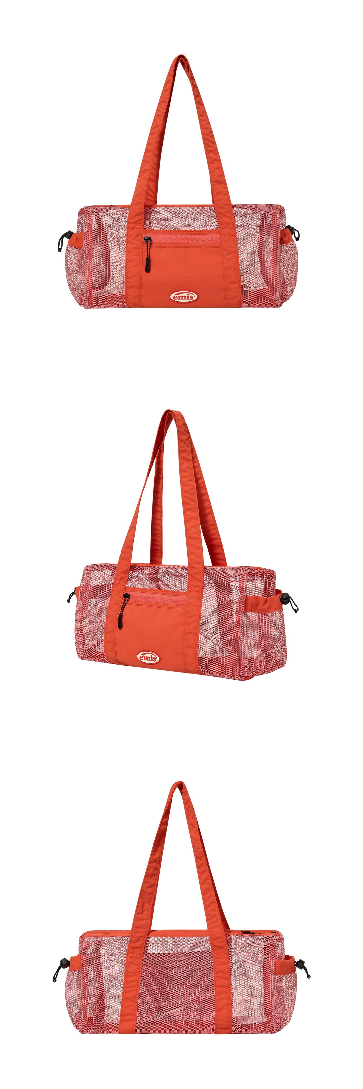 Emis Mesh Duffle Bag-Red
