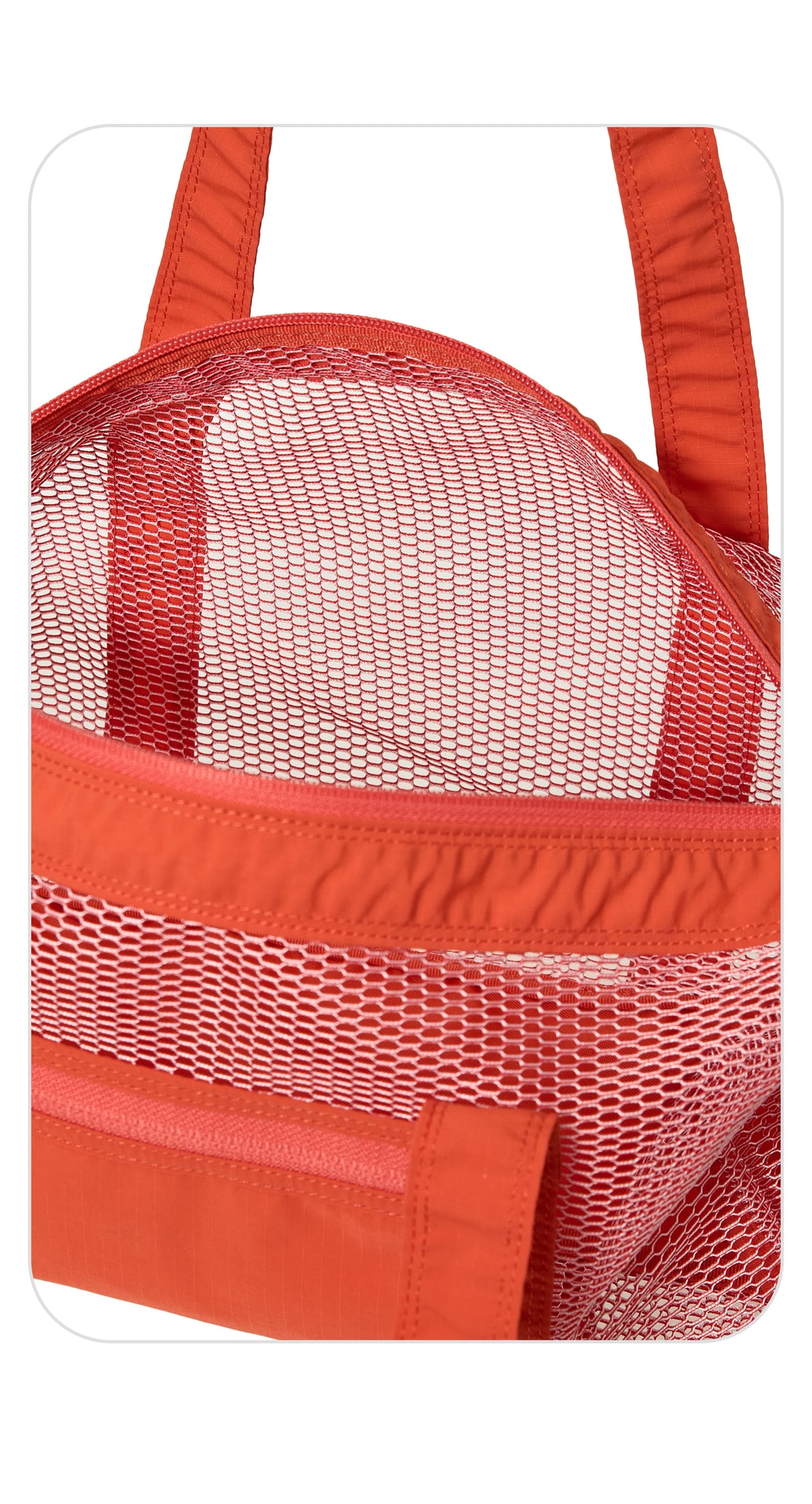 Emis Mesh Duffle Bag-Red