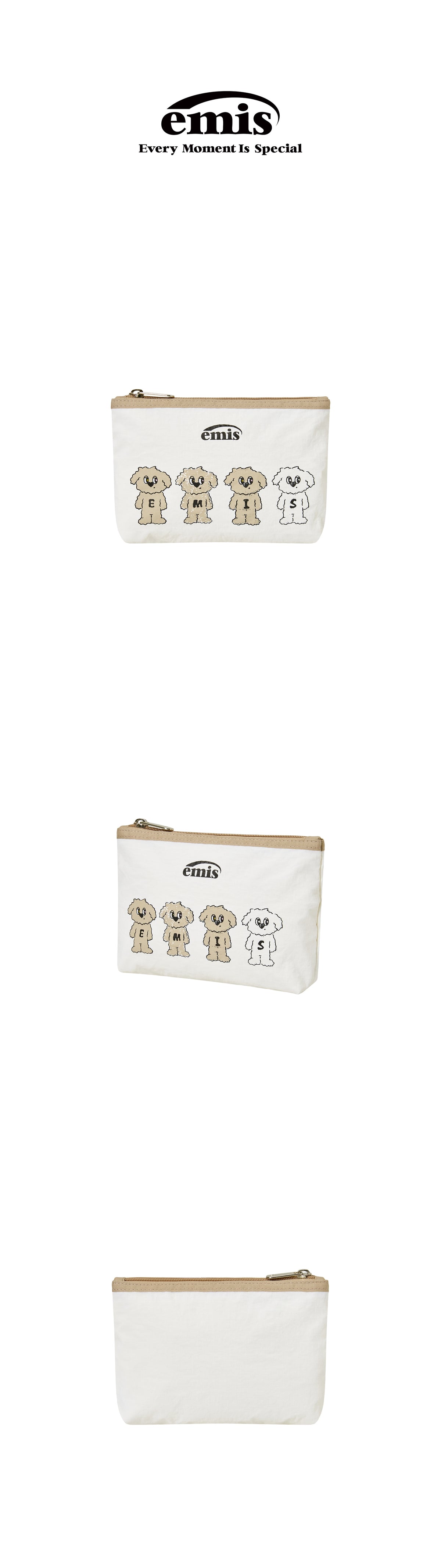 Emis Misugi Drawing Pouch-White