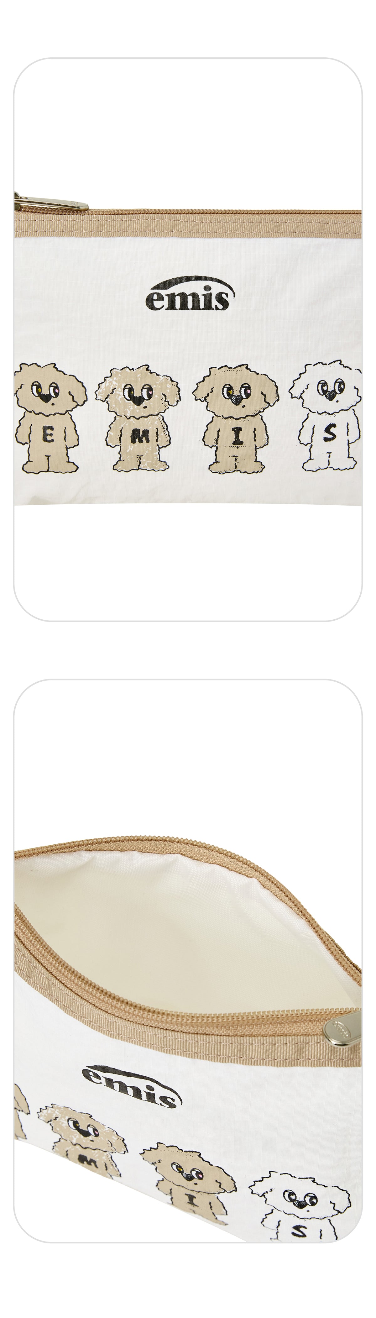 Emis Misugi Drawing Pouch-White