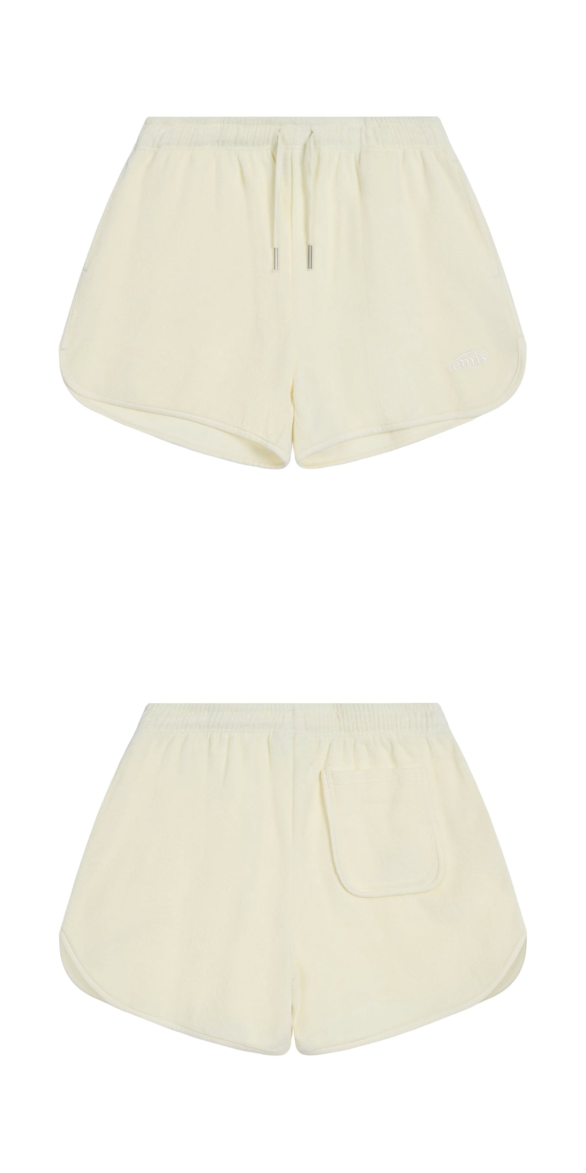 Emis Terry Shorts-Ivory