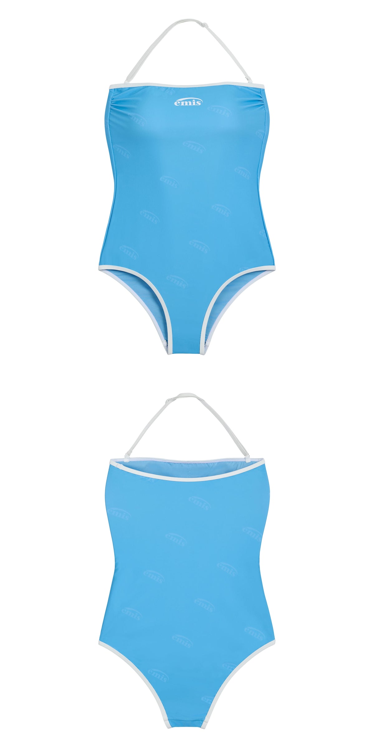 EMIS Detachable Strap Swimsuit-Sky Blue