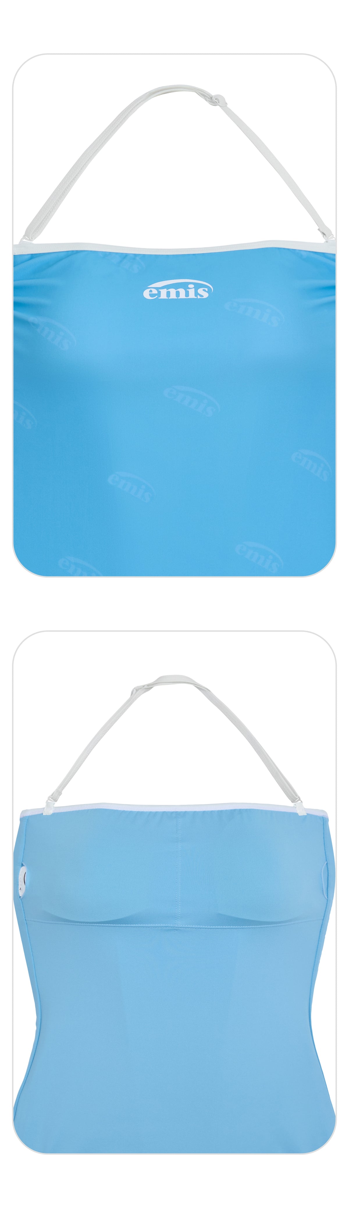 EMIS Detachable Strap Swimsuit-Sky Blue