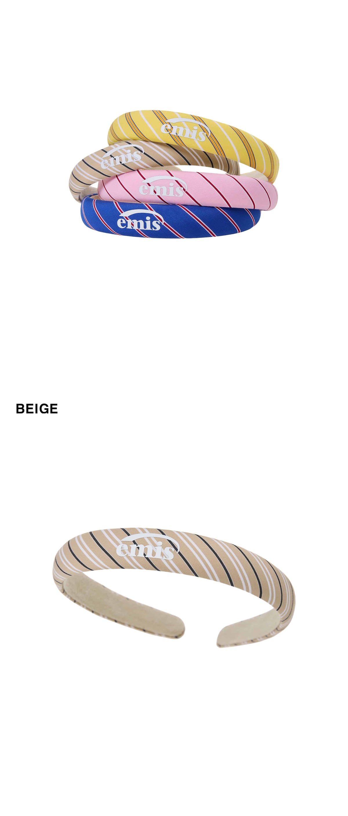 Emis Stripe Slim Hairband