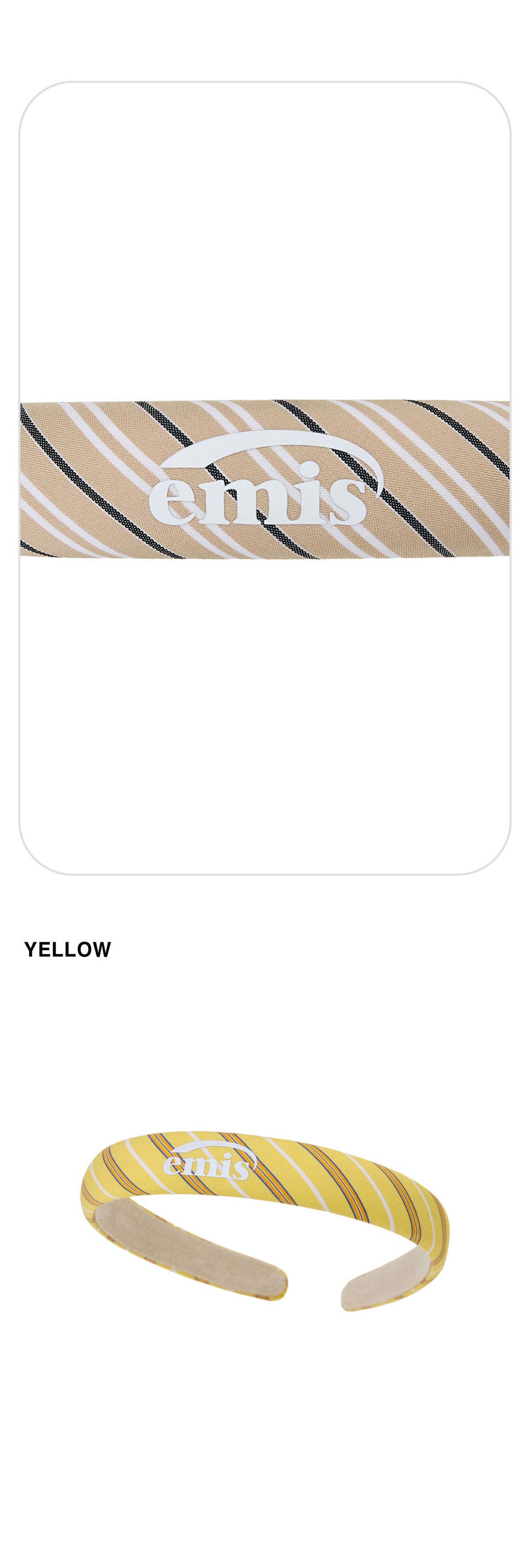 Emis Stripe Slim Hairband
