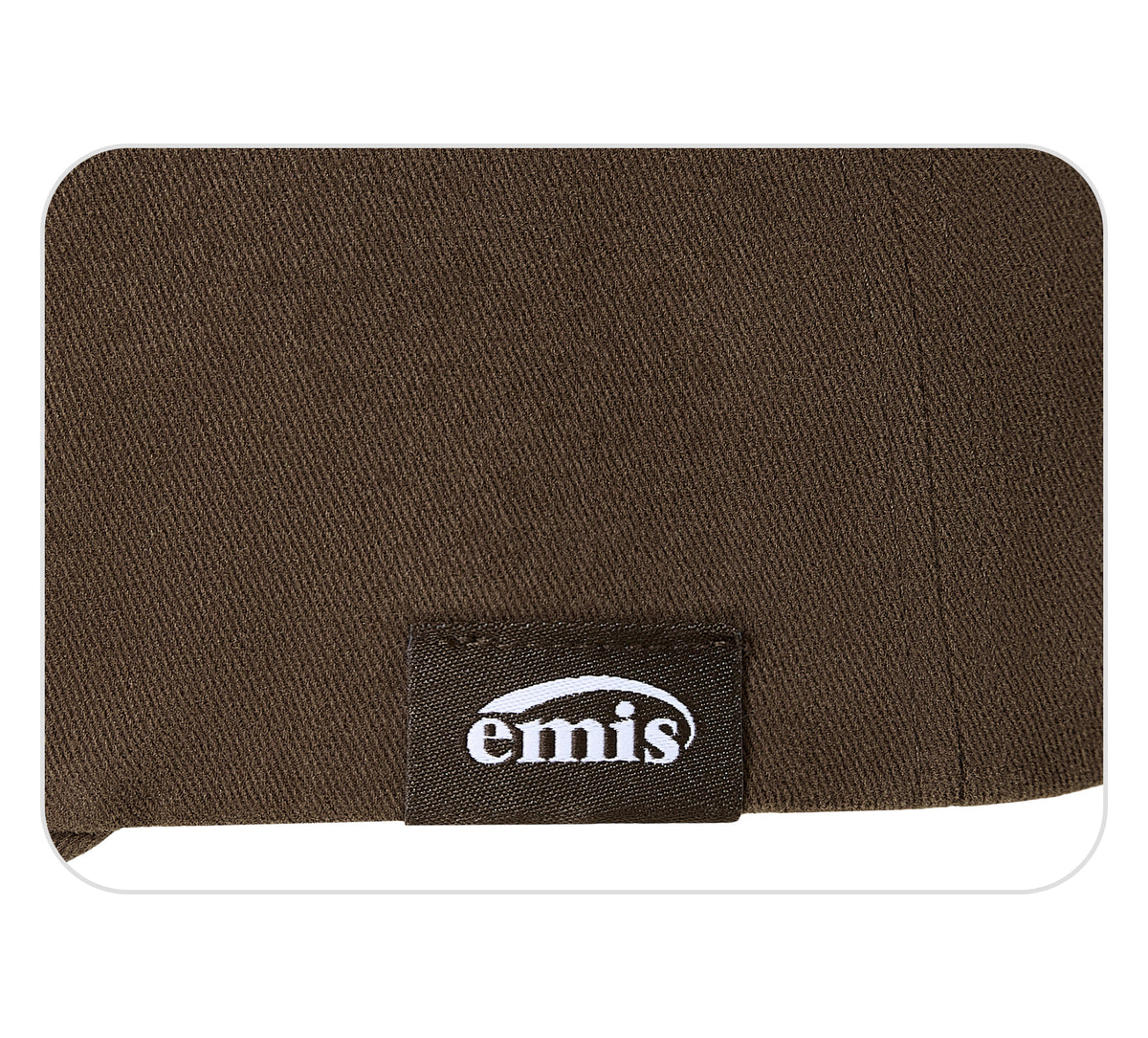 EMIS Tag Brushed Ball Cap-Brown