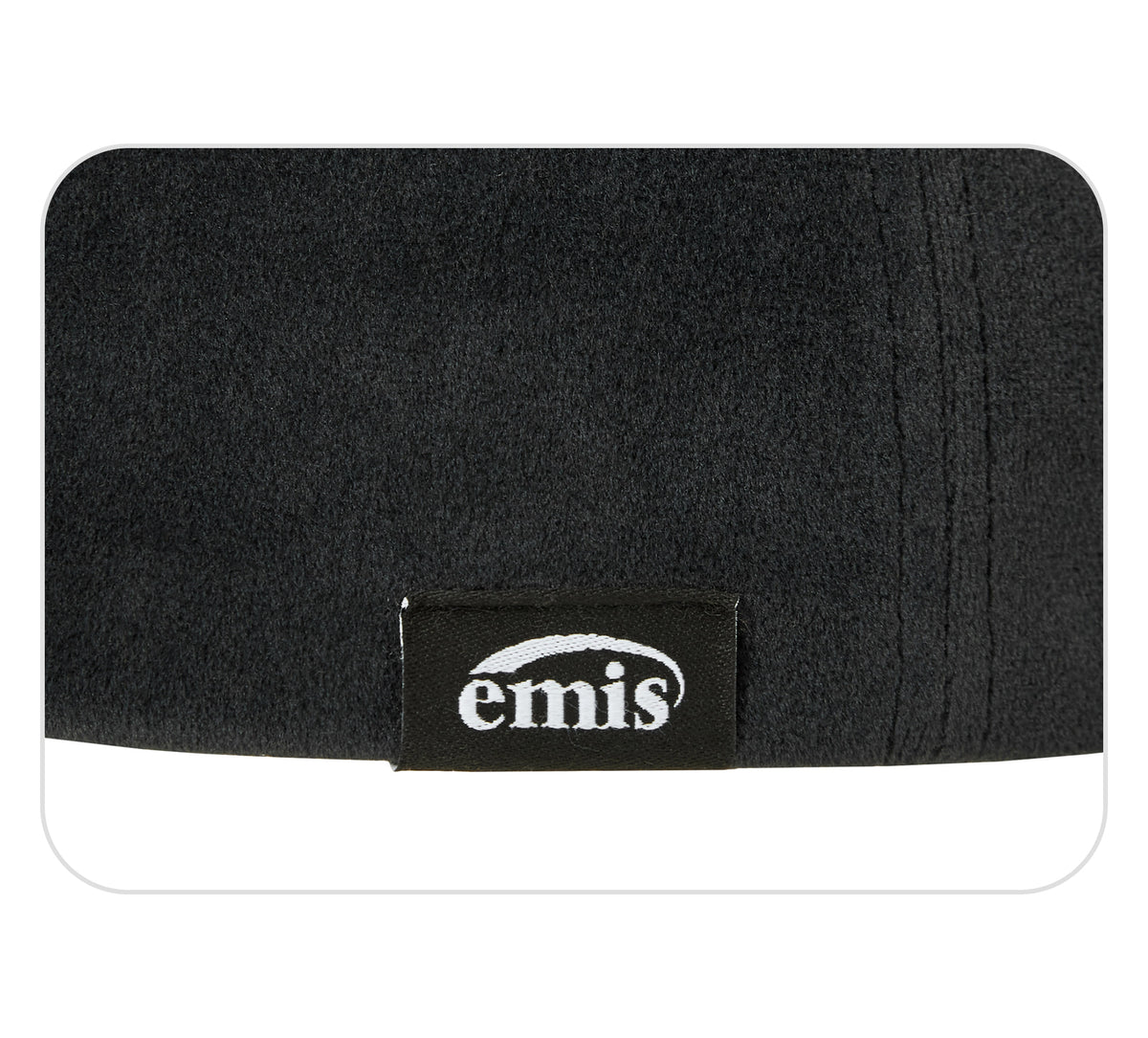 EMIS Tag Velvet Ball Cap-Black